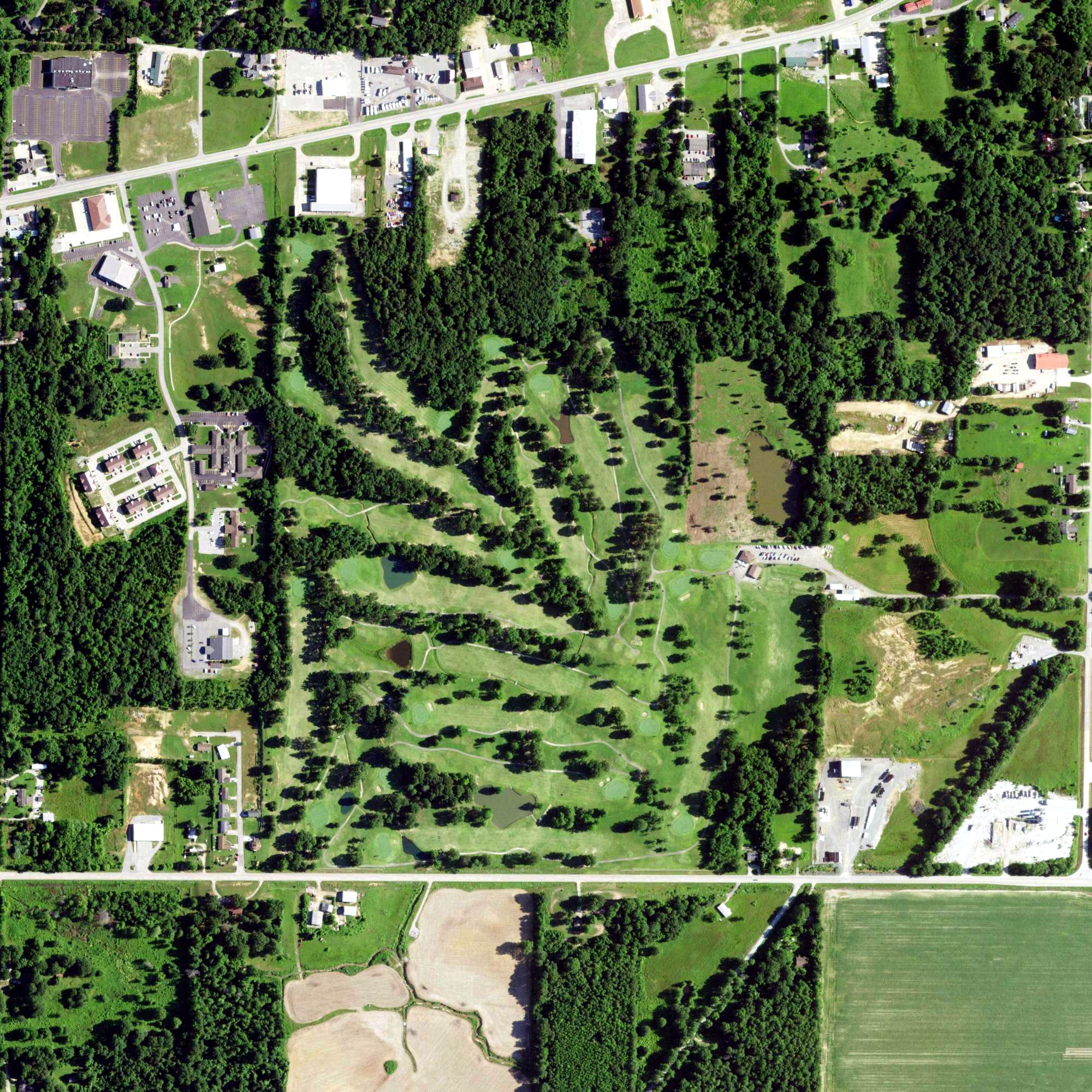 Aerial view of Ozark Ridge Golf Course, MO