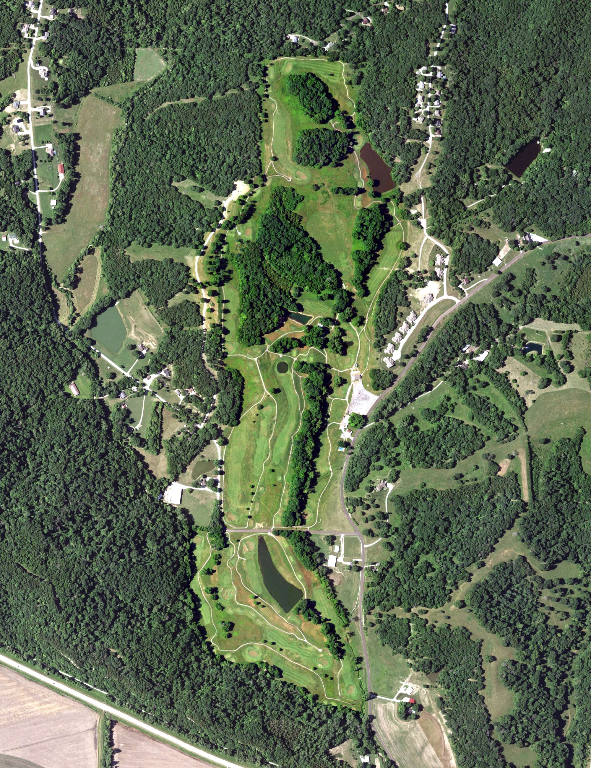 Aerial view of Railwood Golf Club, MO