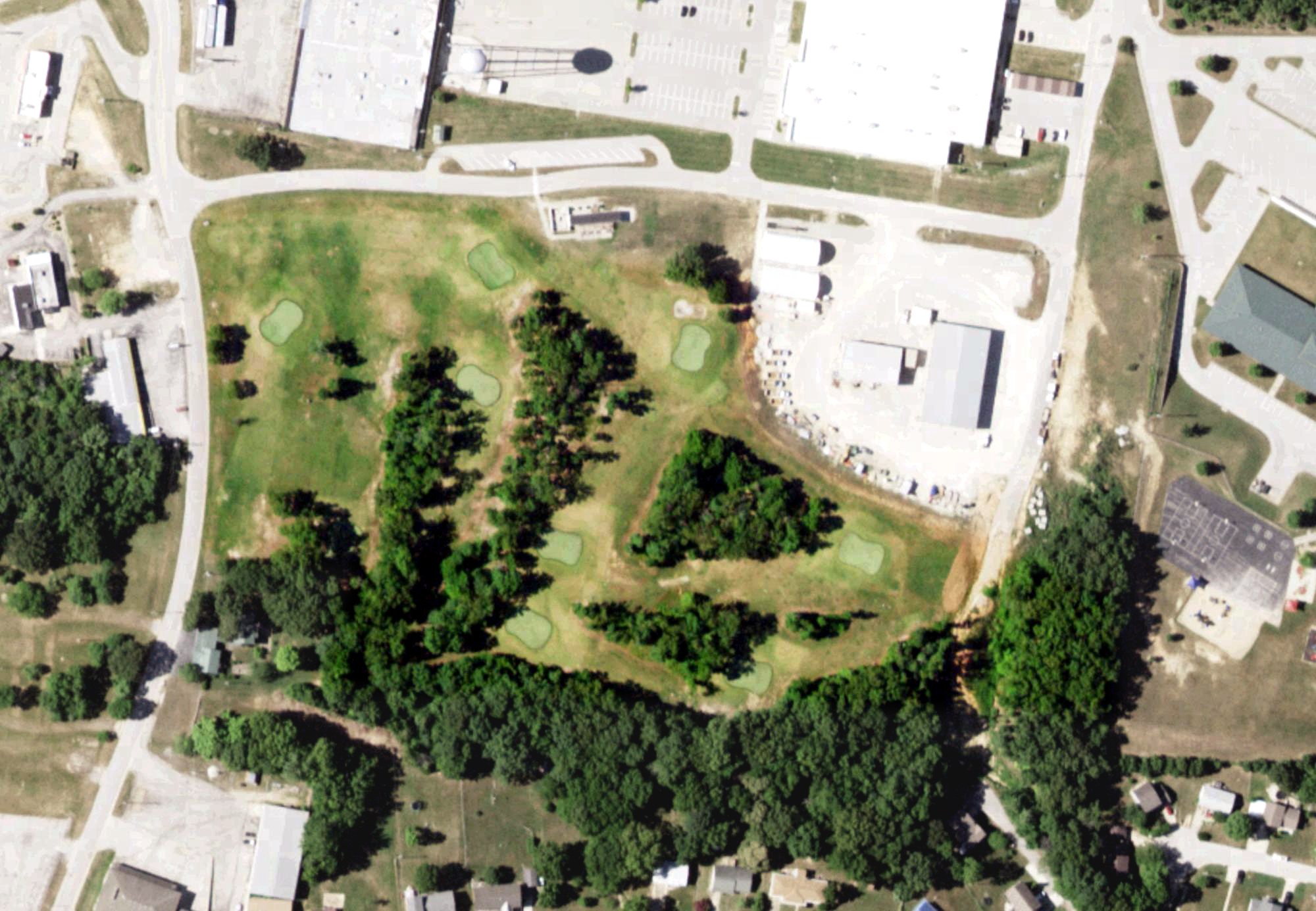 Aerial view of Saint Robert Golf Course, MO