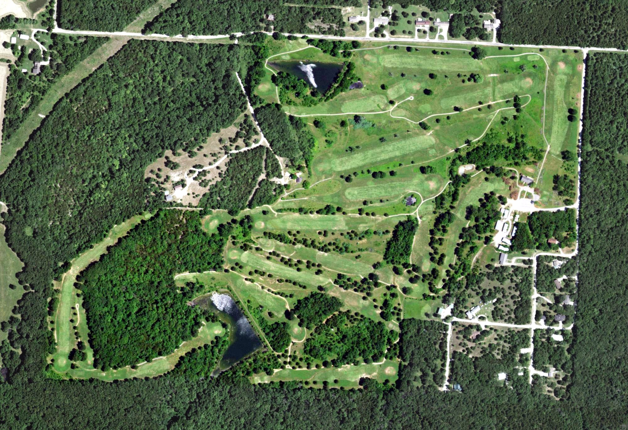 Aerial view of Shadow Lake Golf Course, MO