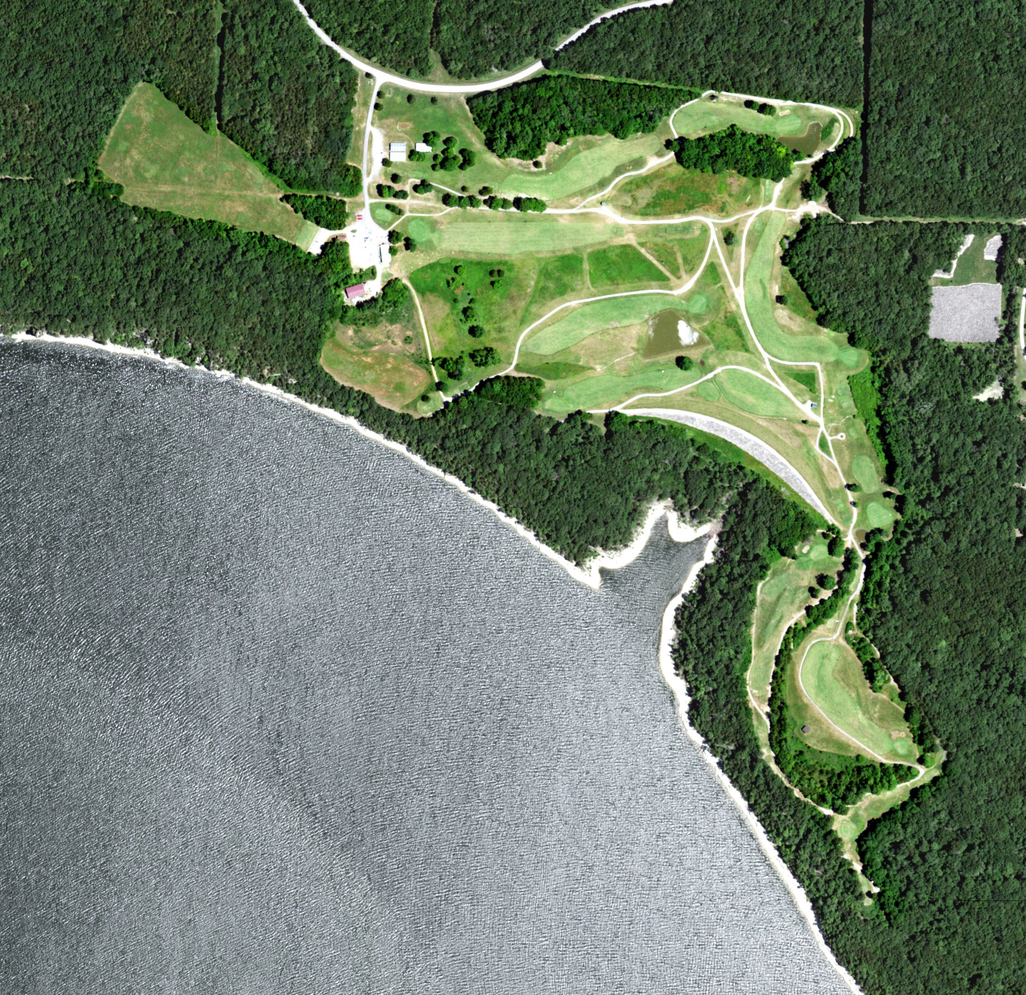 Aerial view of Shawnee Bend Golf Course, MO