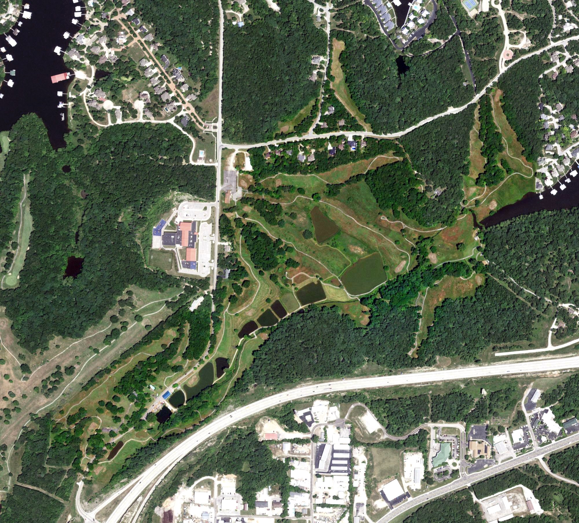 Aerial view of Sycamore Creek Golf Club, MO
