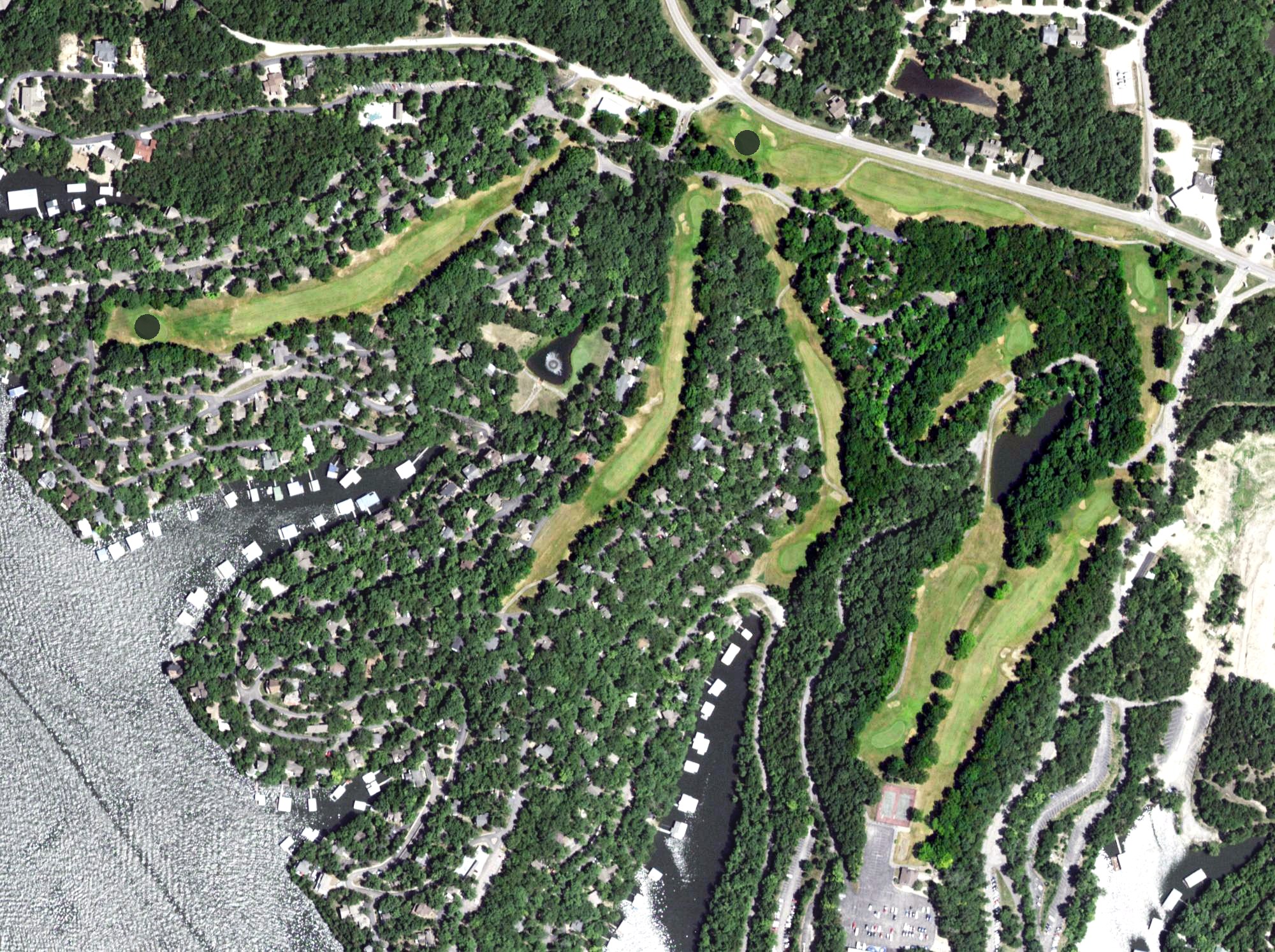 Aerial view of The 9 Hole, MO