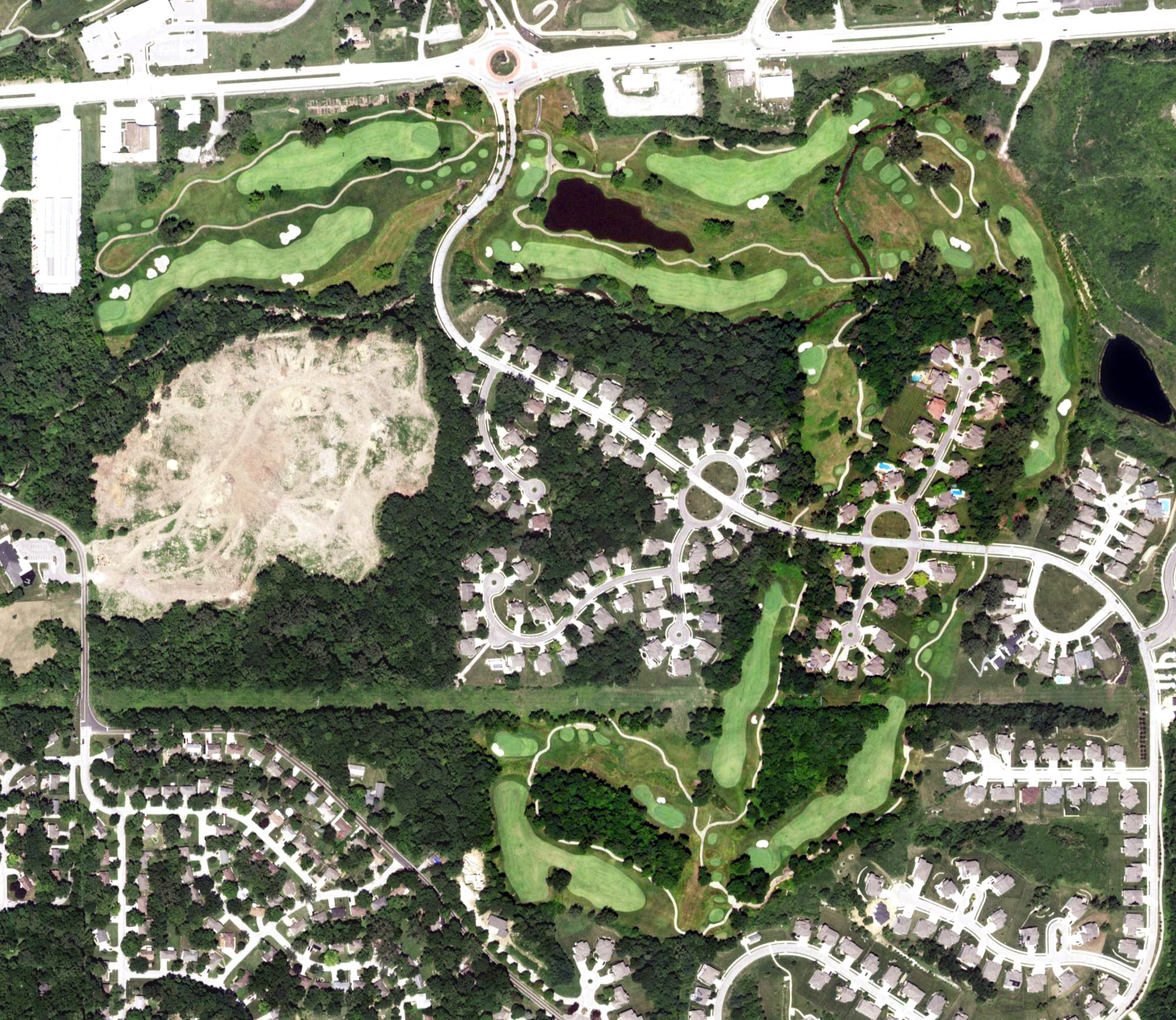 Aerial view of The Deuce at the National, MO