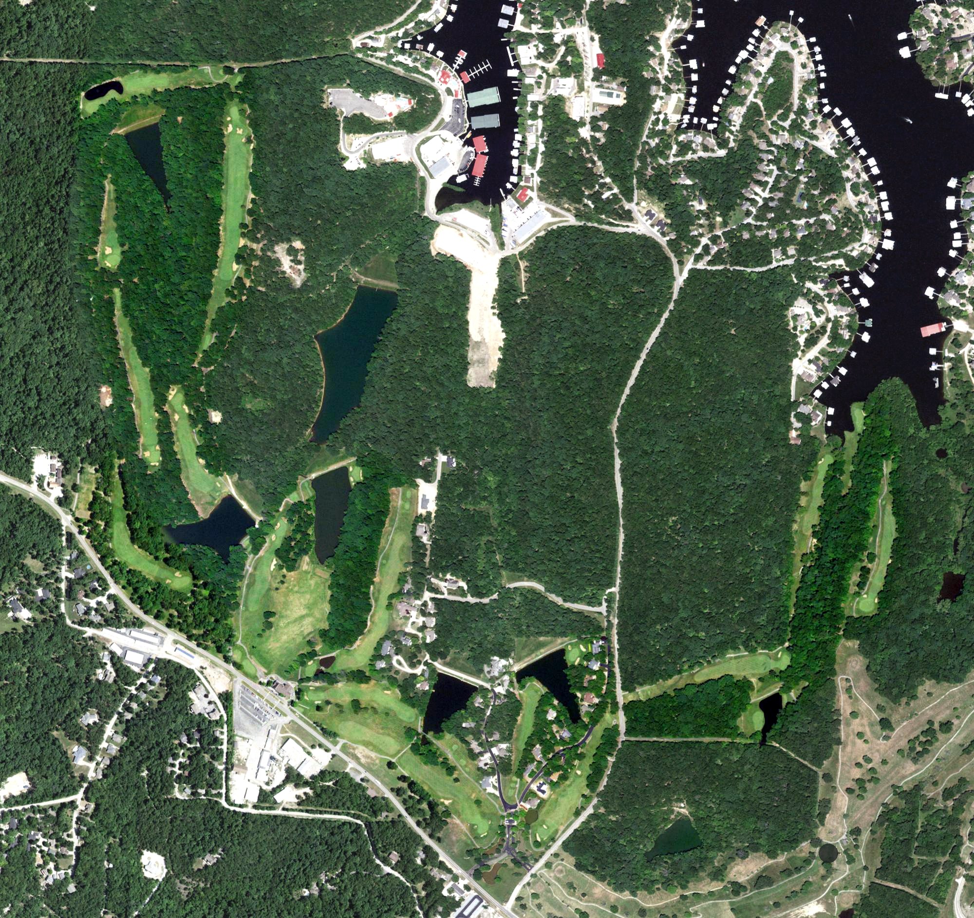 Aerial view of The Oaks, MO