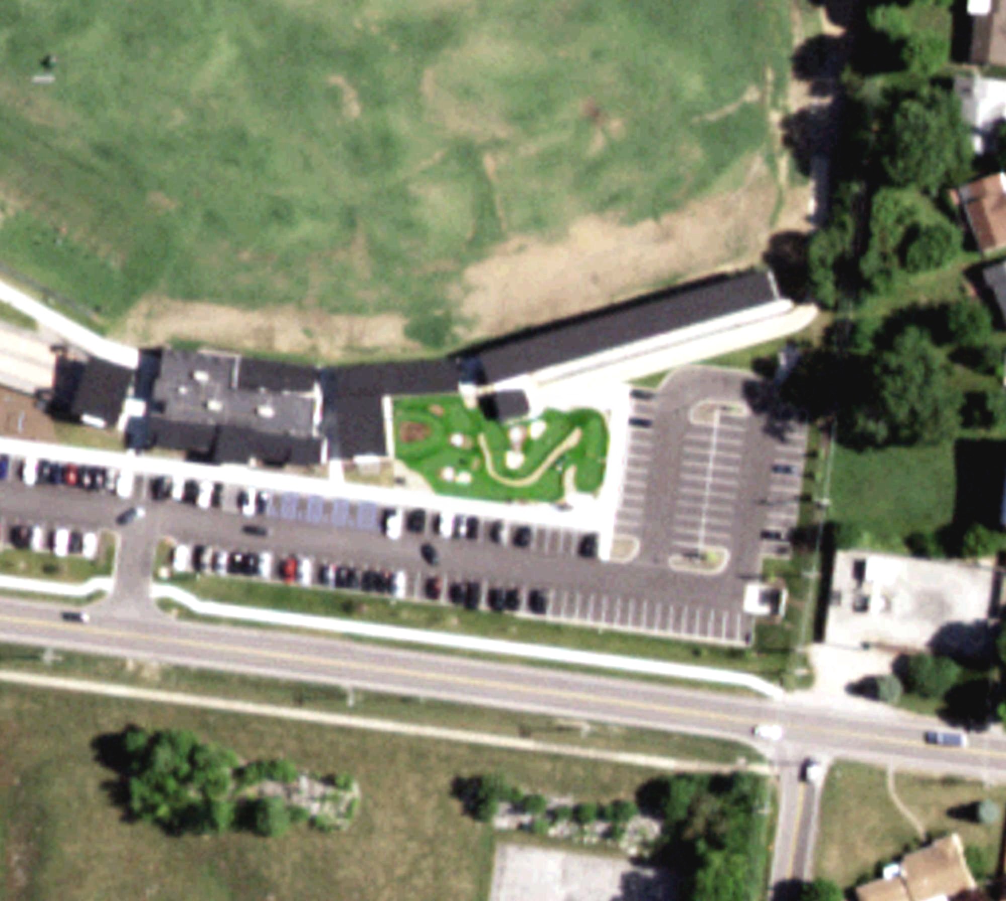 Aerial view of Tower Tee Golf & Recreation, MO