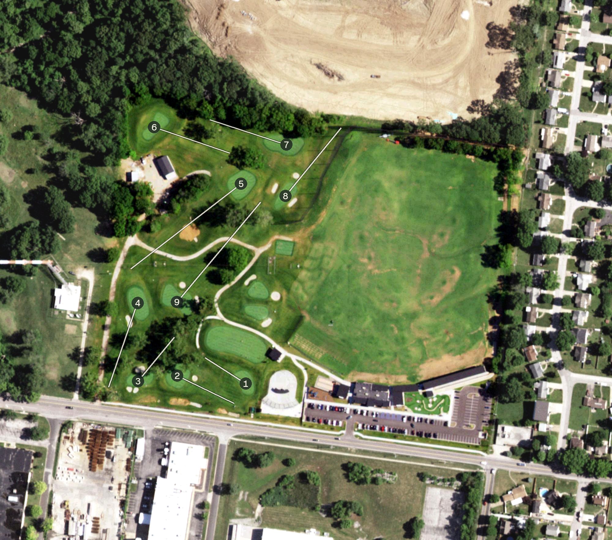 Aerial view of Tower Tee, MO
