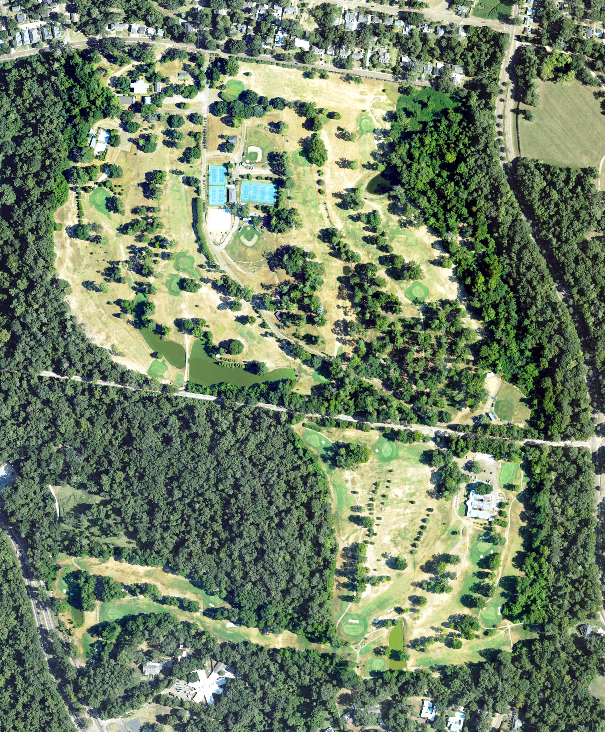 Aerial view of Duncan Park Golf, MS