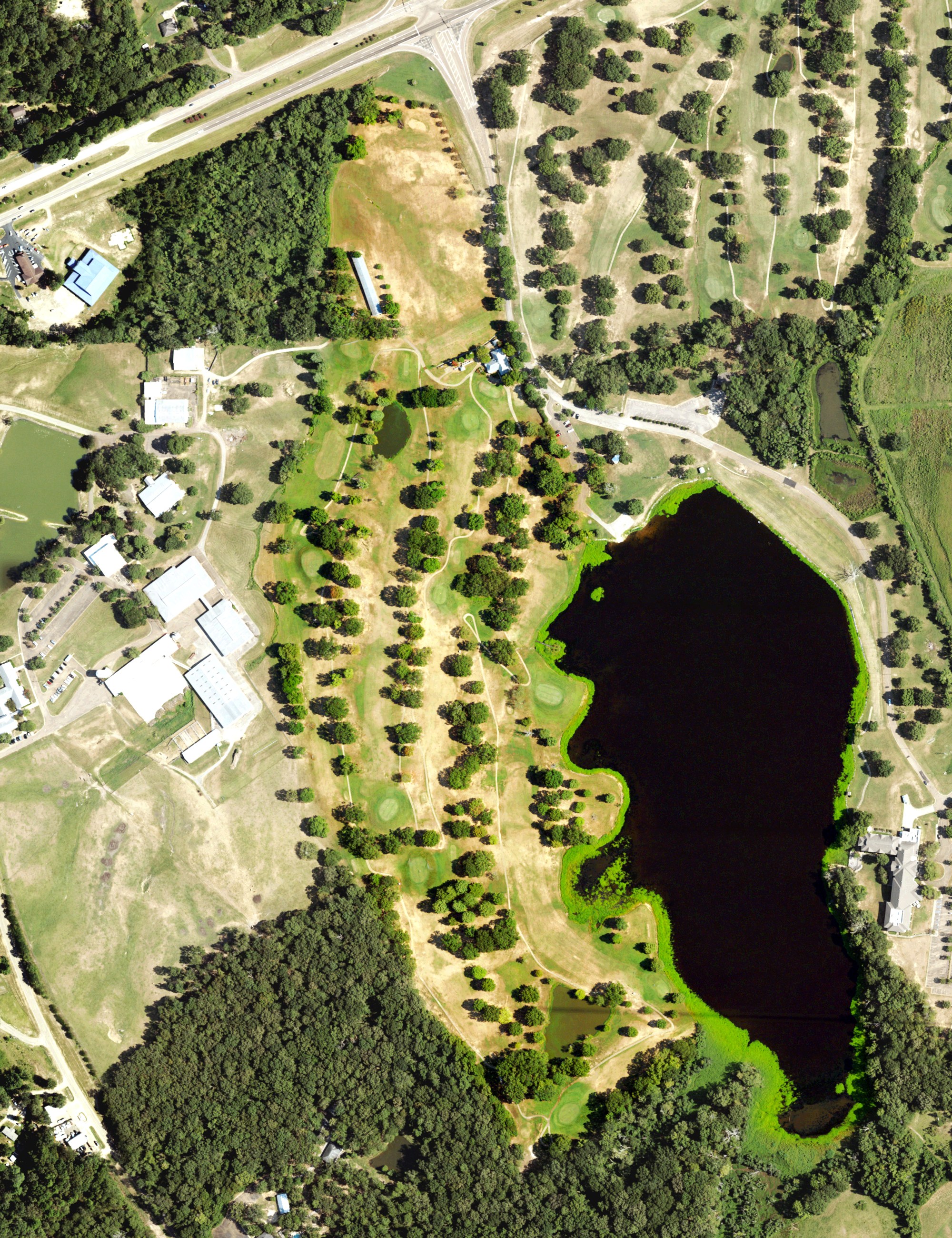 Aerial view of Eagle Ridge Driving Range, MS