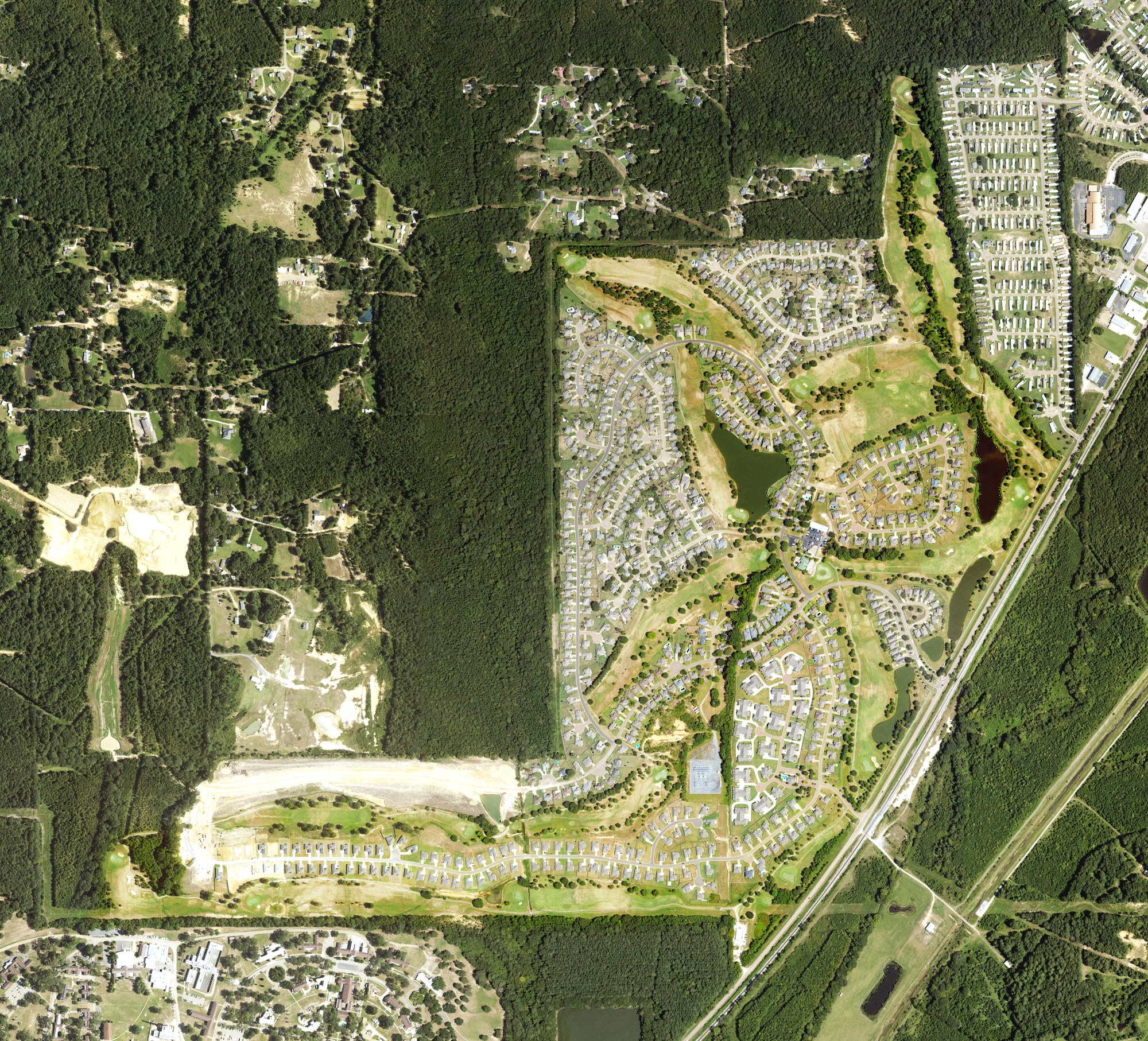 Aerial view of Patrick Farms Golf Club, MS