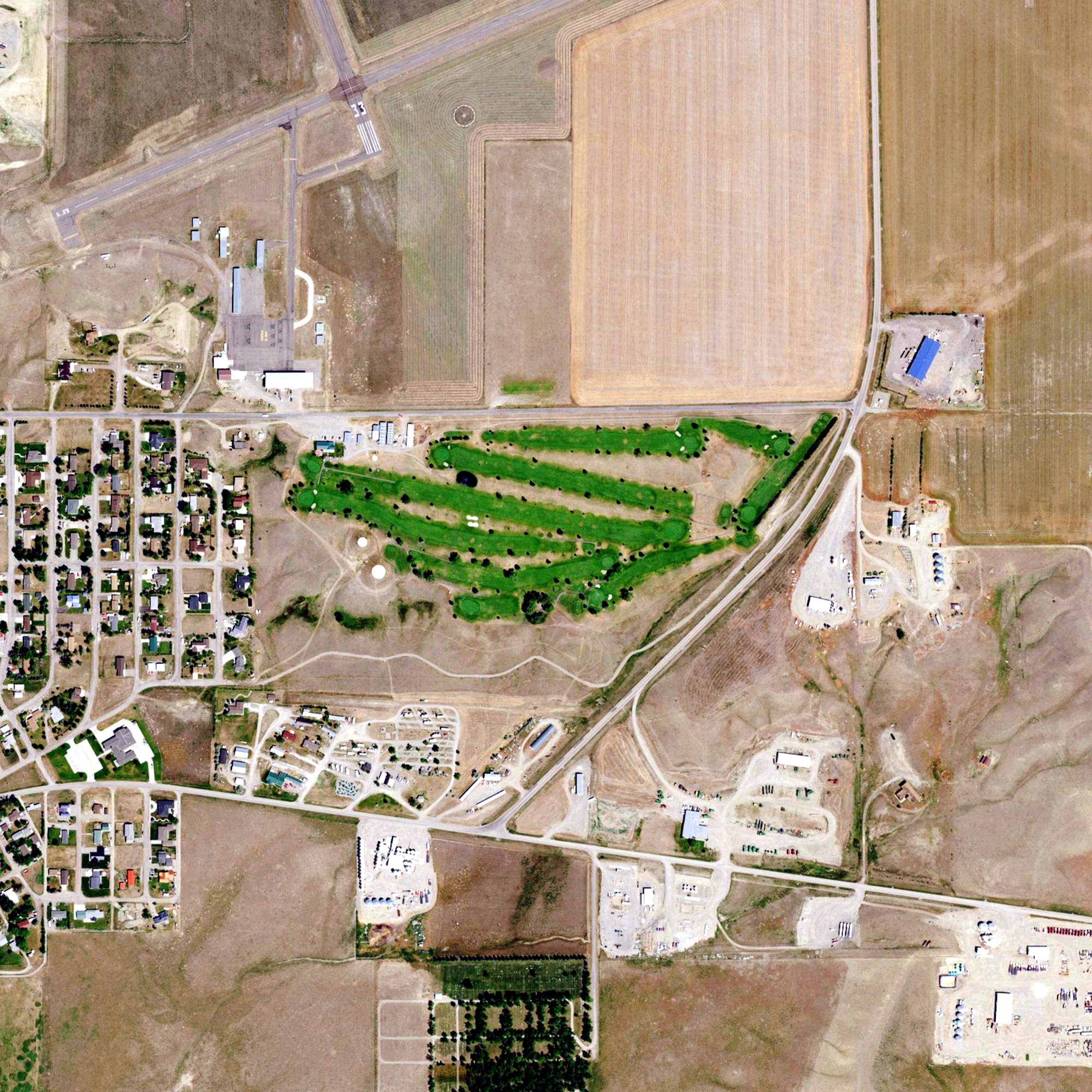 Aerial view of Choteau Country Club, MT