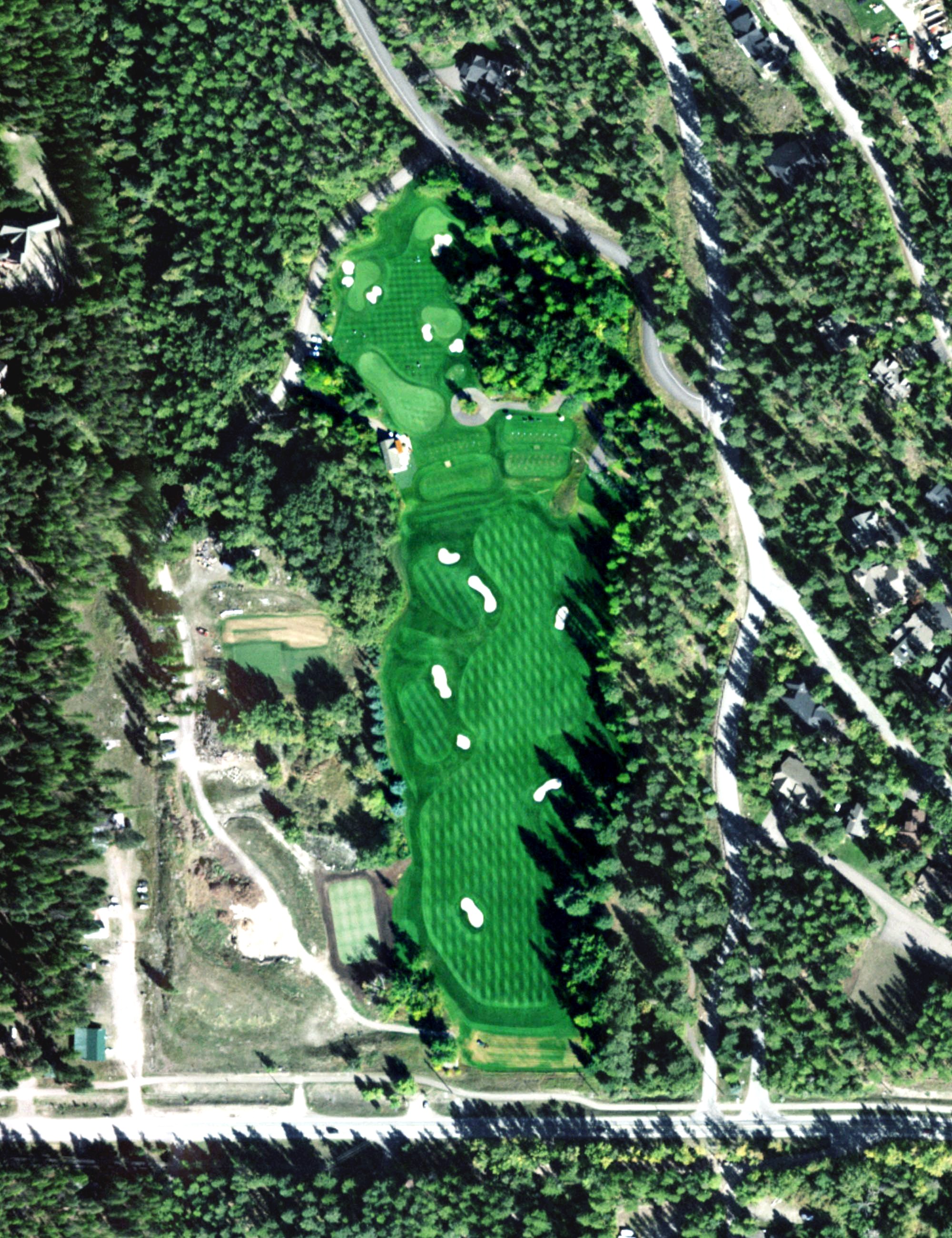 Aerial view of Iron Horse Practice Facility, MT