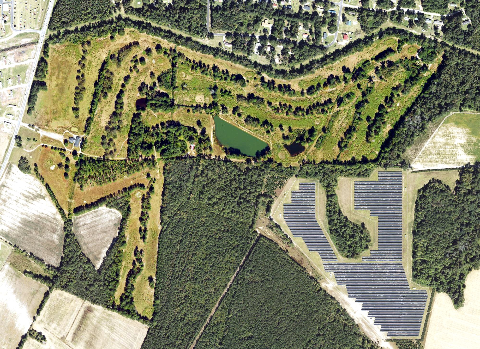 Aerial view of Carolina Plantation Golf Club, NC