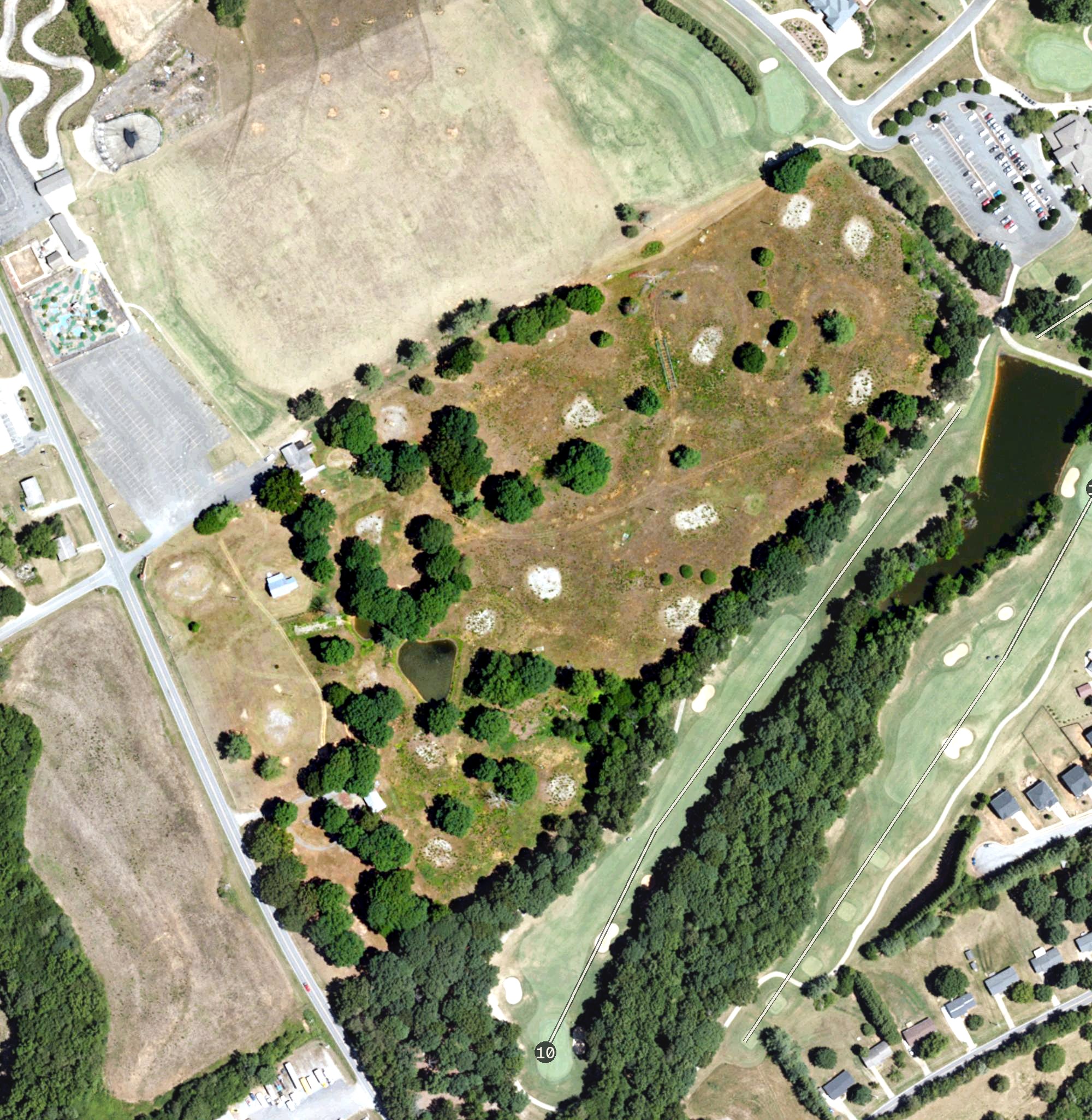 Aerial view of Challenger 3 Golf Course, NC
