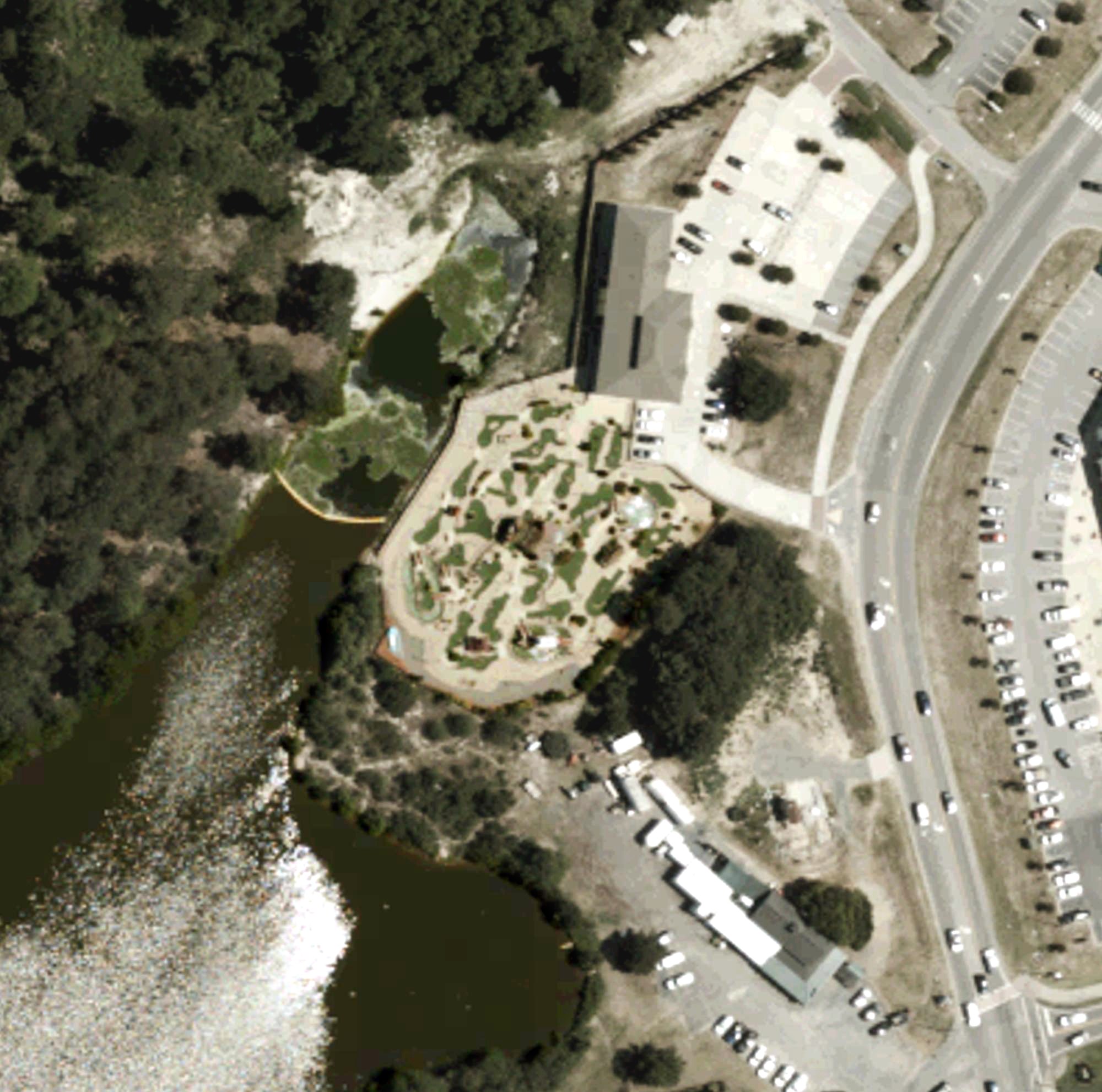 Aerial view of Corolla Adventure Part, NC