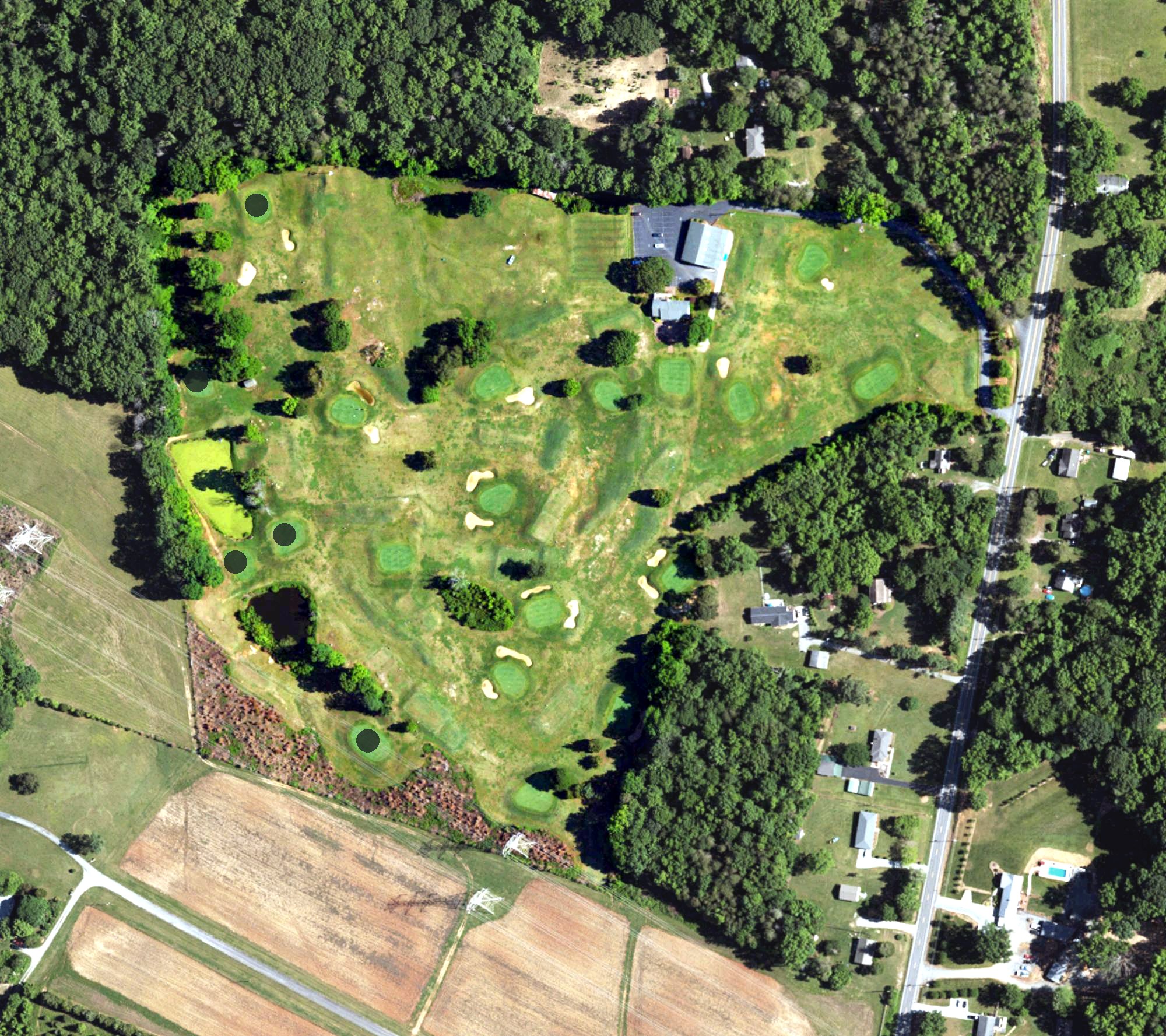 Aerial view of Ironplay, NC