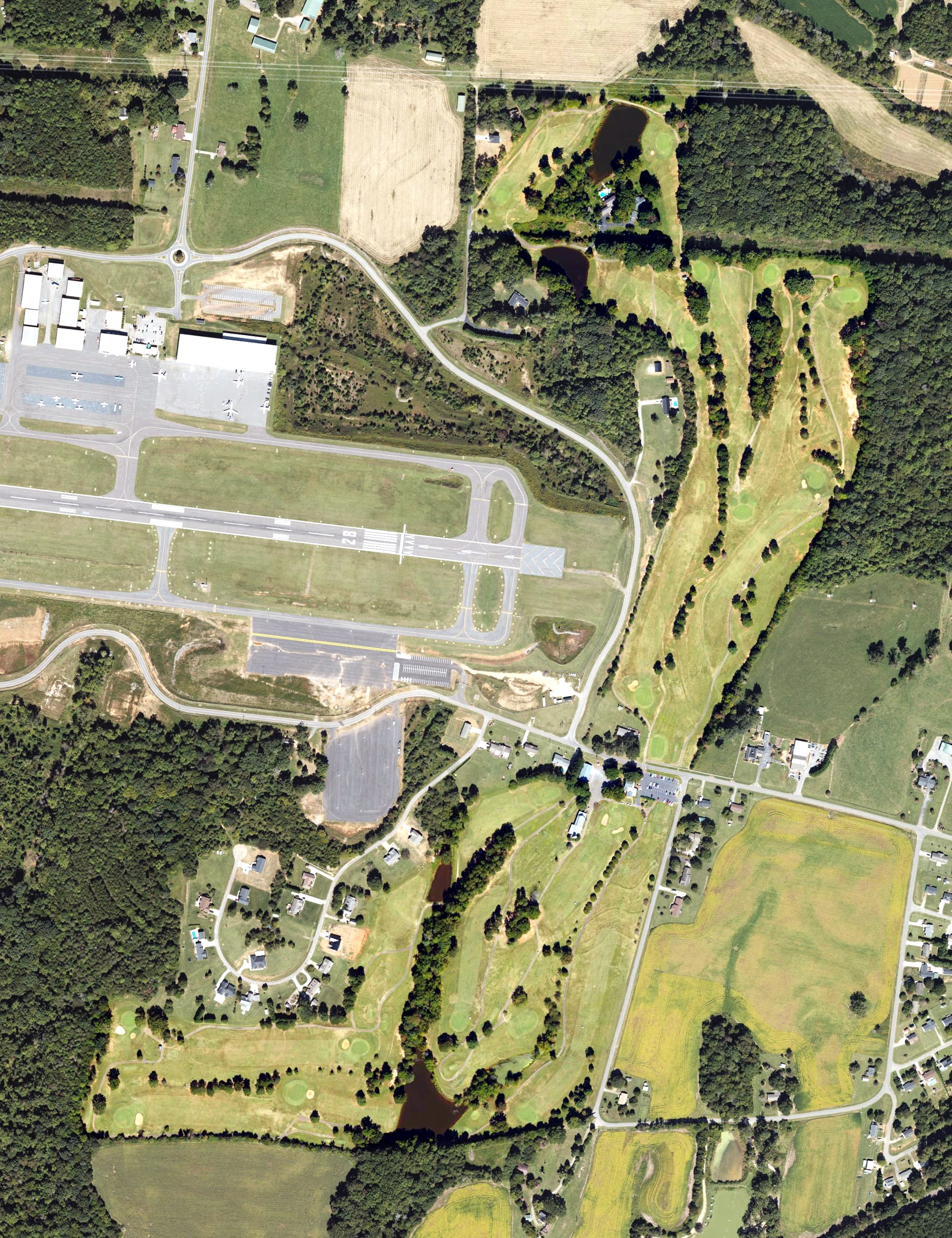 Aerial view of Lakewood Golf Club, NC