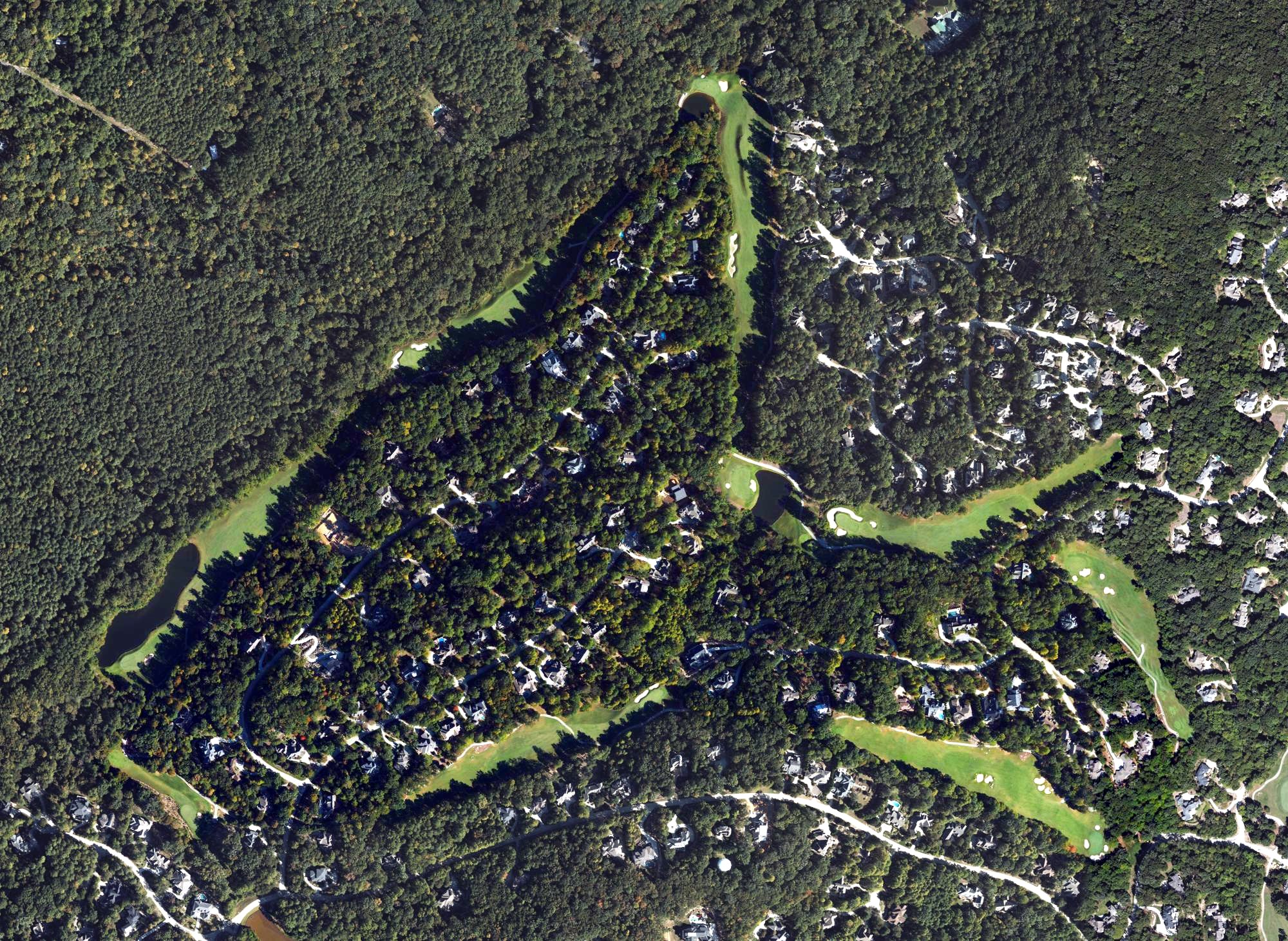 Aerial view of Mountain Course, NC
