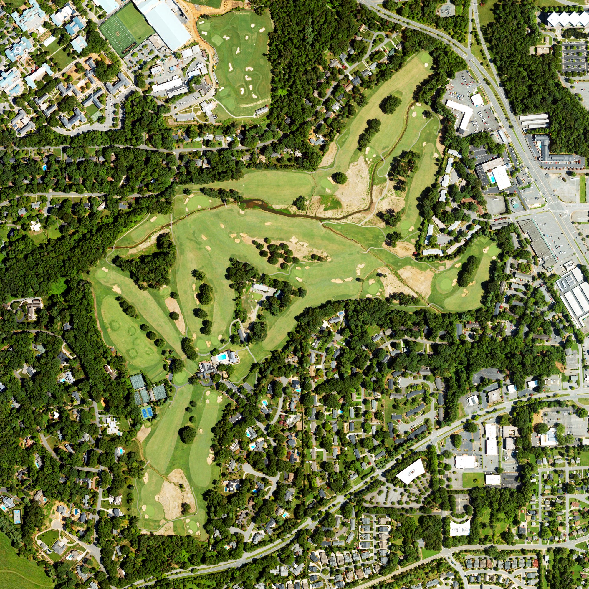 Aerial view of Old Town Country Club, NC
