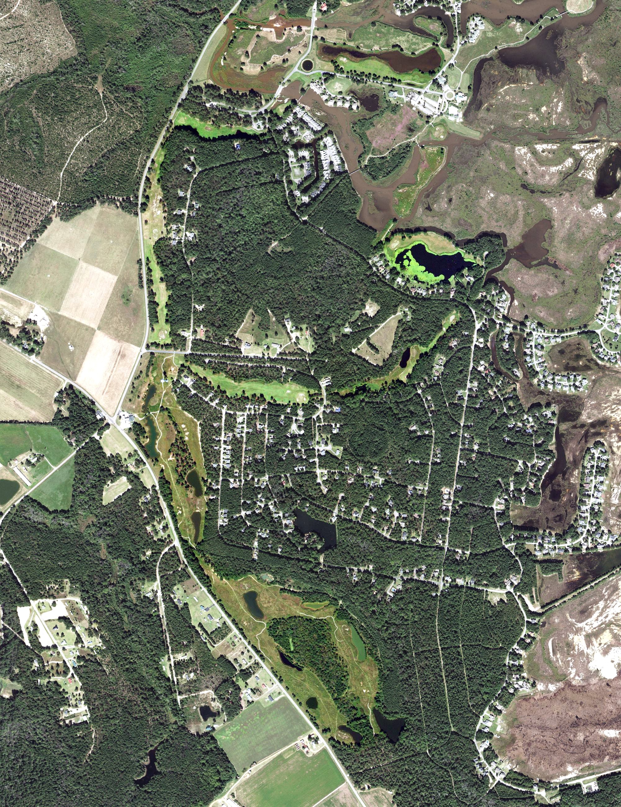 Aerial view of Palmer, NC
