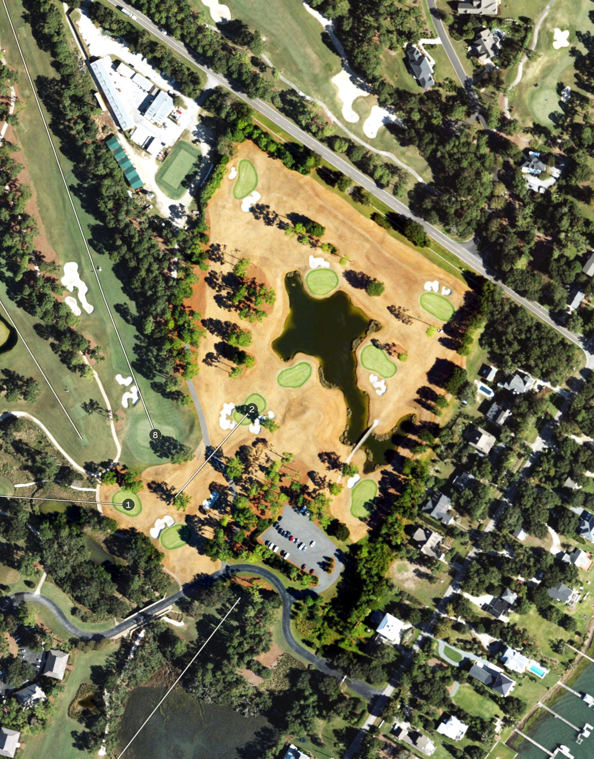 Aerial view of Par 3 Course, NC