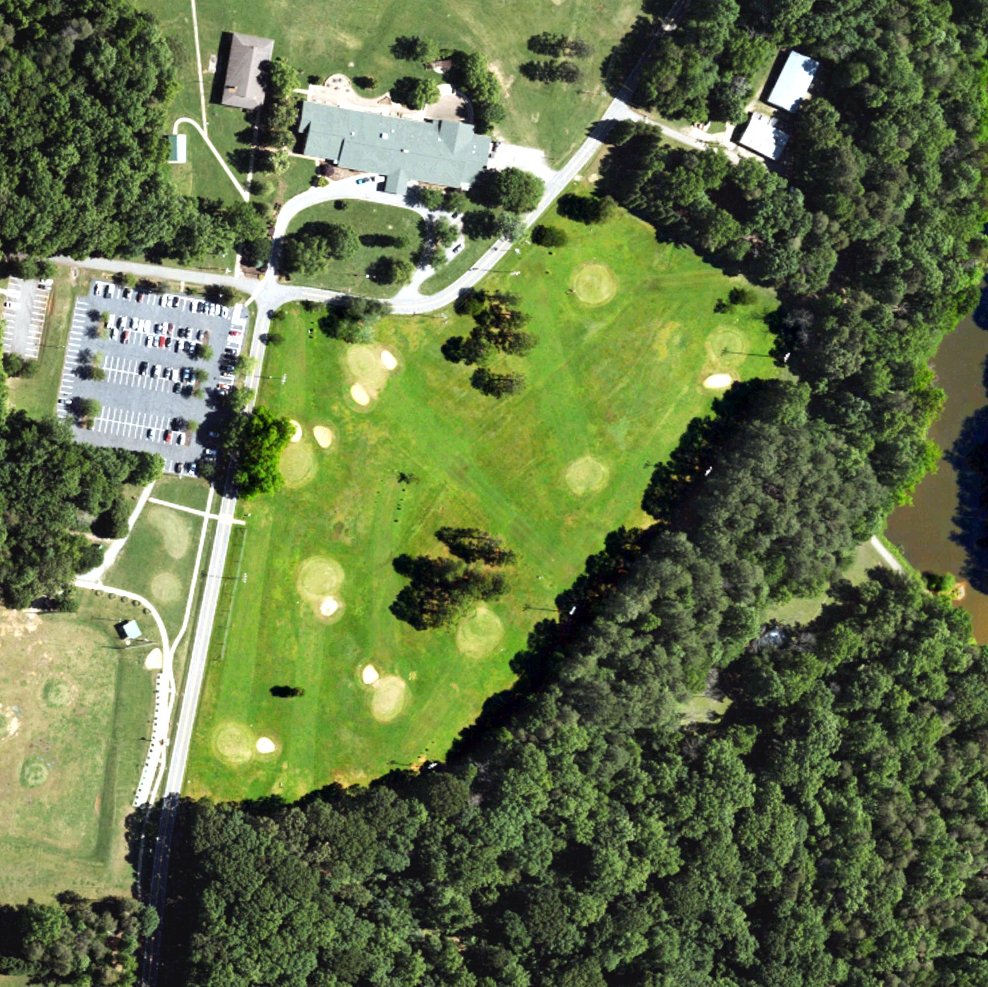 Aerial view of Par 3 Golf Course, NC