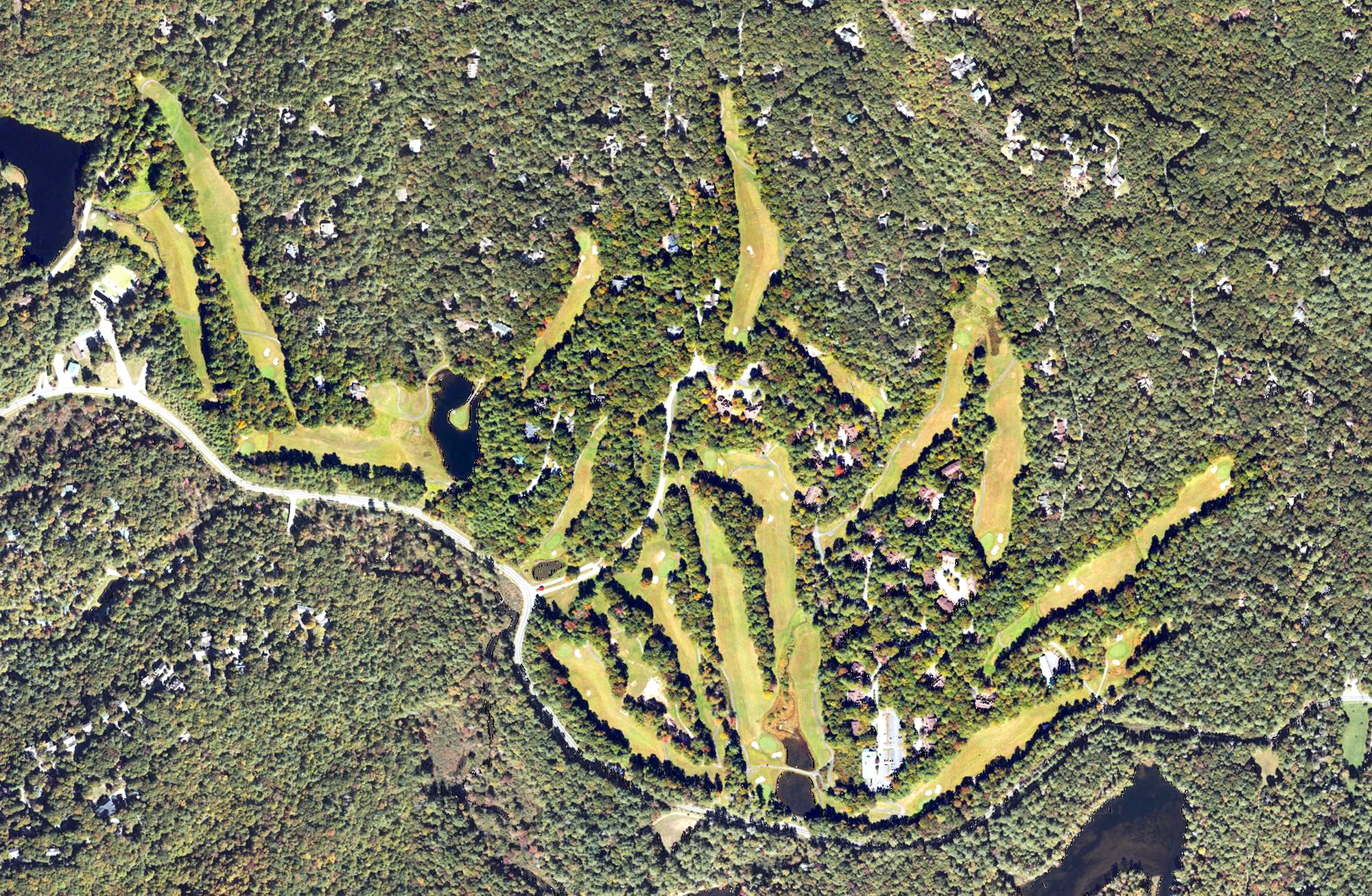 Aerial view of Sapphire National Golf Club, NC