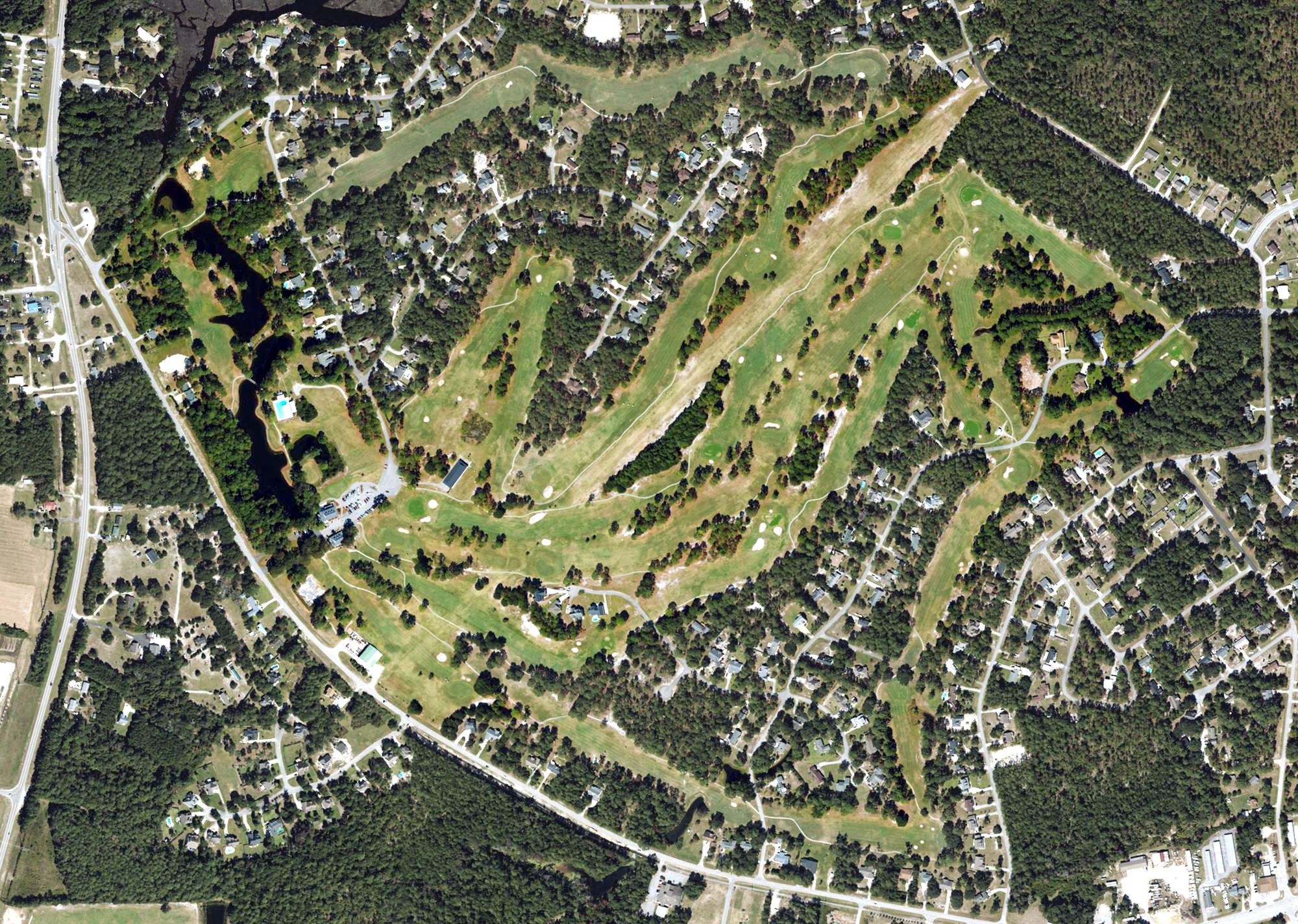 Aerial view of Star Hill, NC