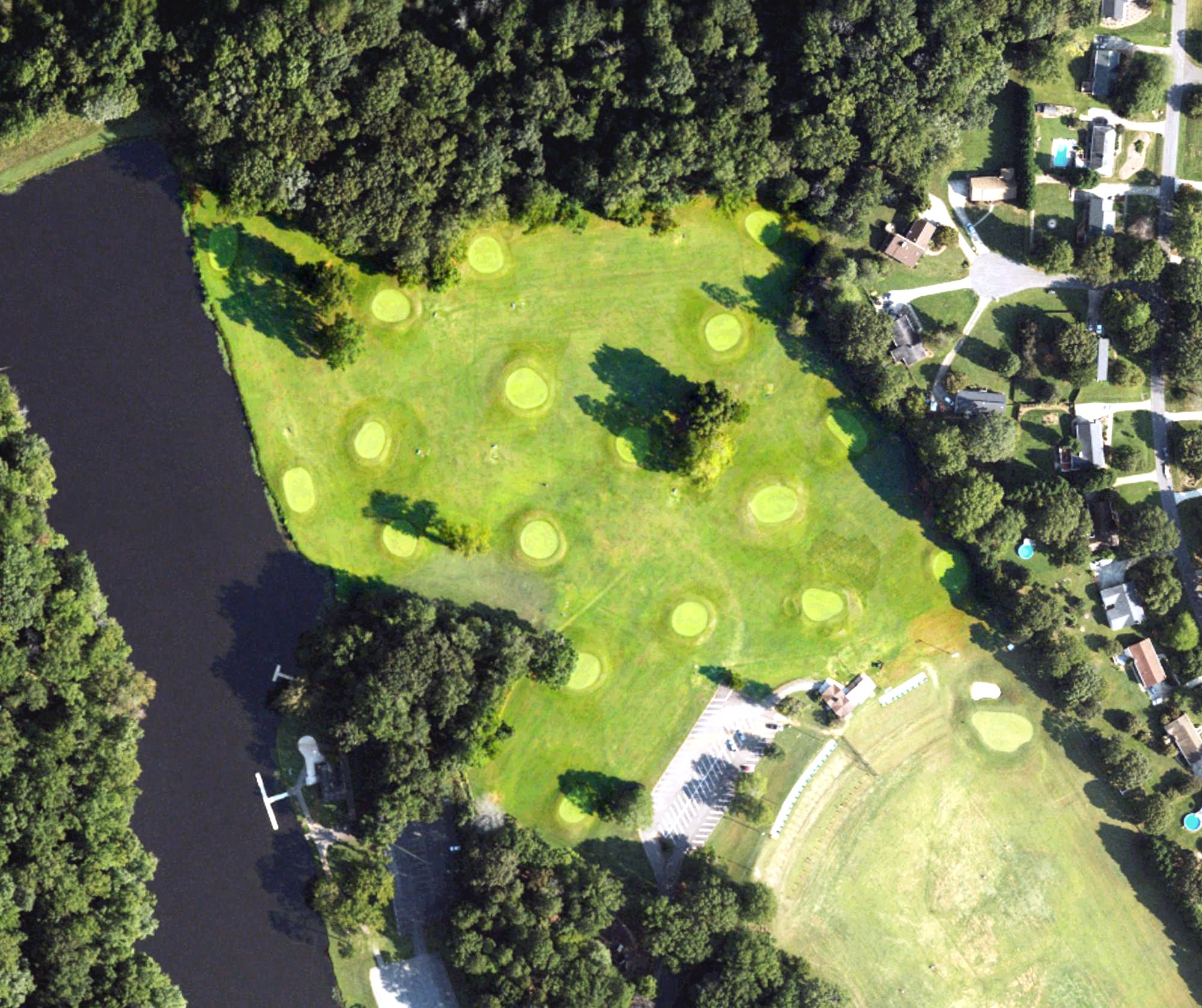 Aerial view of Tanglewood Par 3 Course, NC