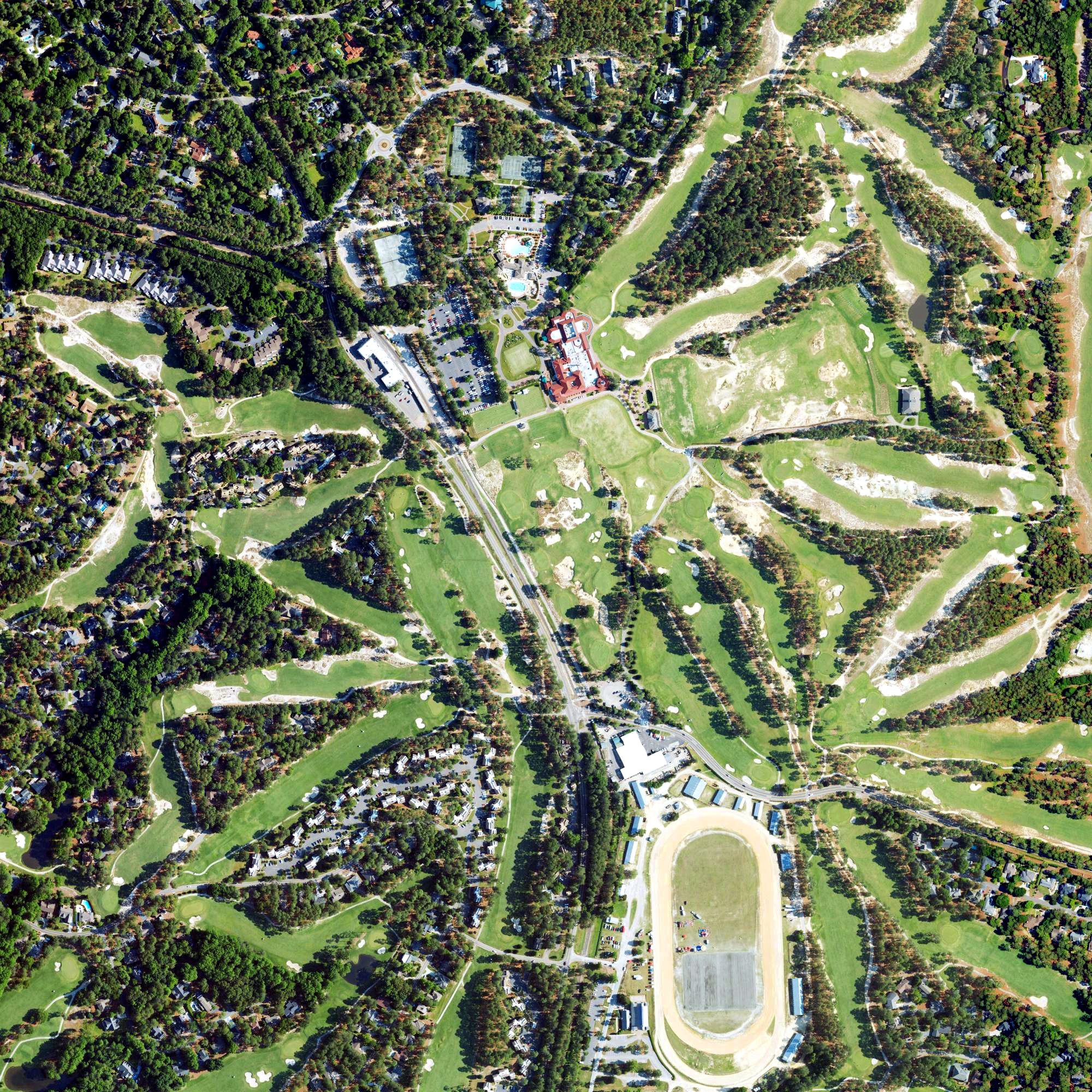 Aerial view of The Cradle, NC
