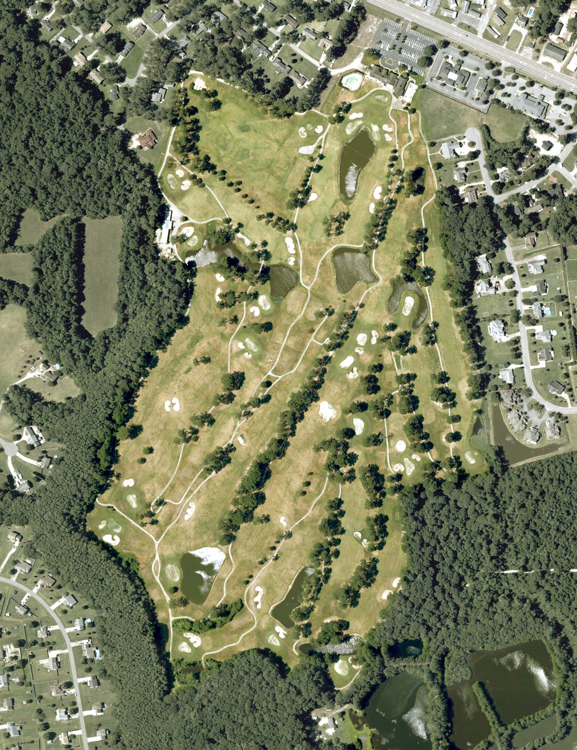 Aerial view of The Pines, NC