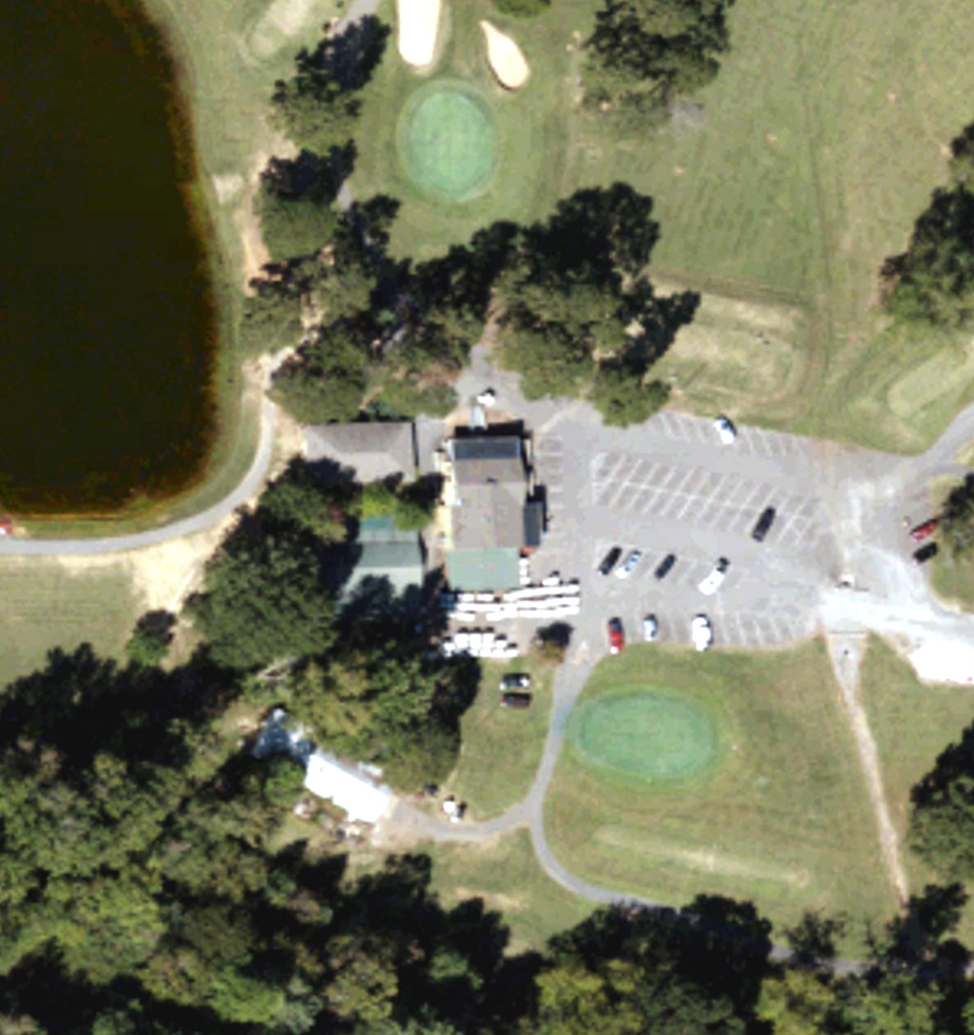 Aerial view of Twin Oaks Golf Course, NC