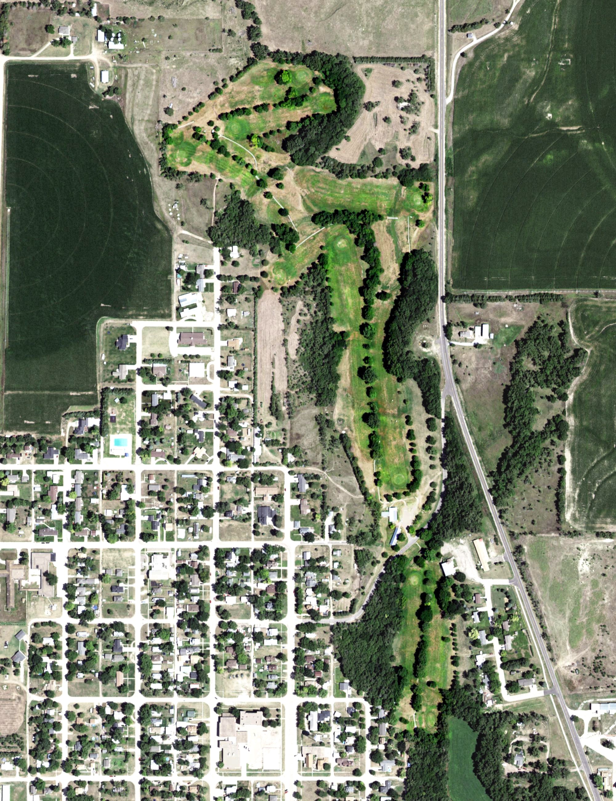 Aerial view of Cardinal Country Club, NE