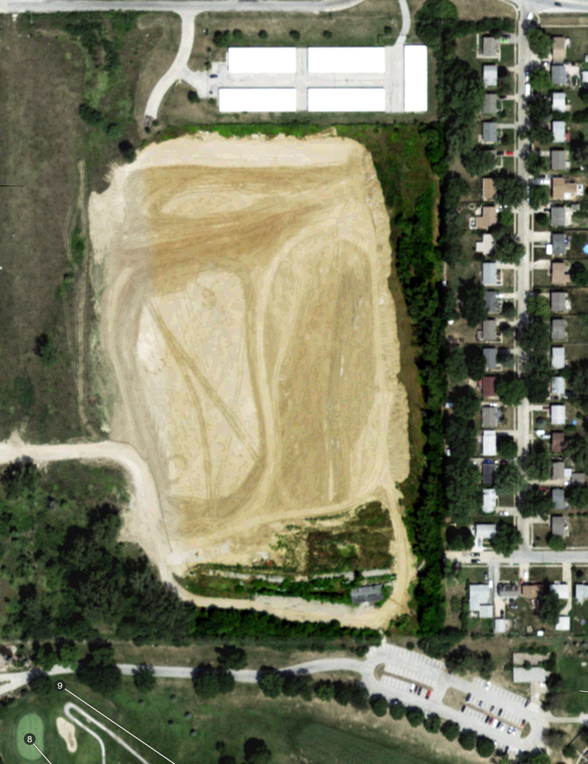Aerial view of Driving Range, NE