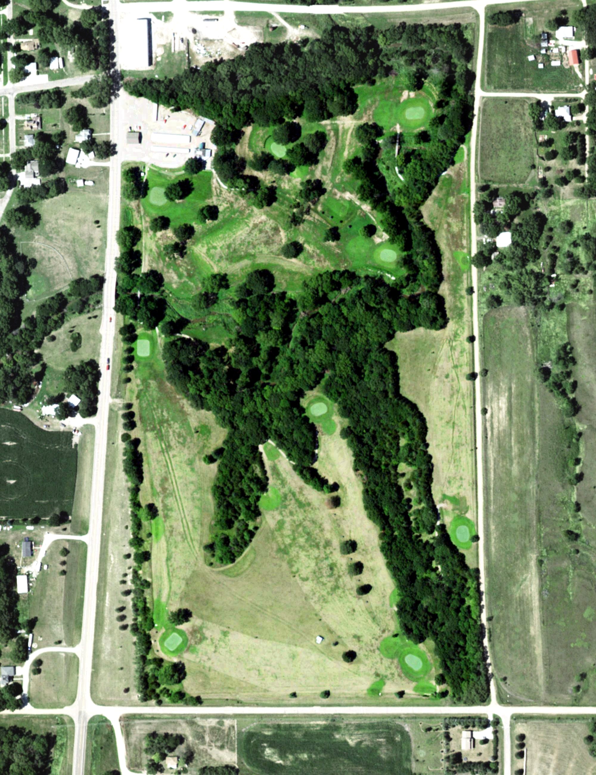 Aerial view of Elk Creek Country Club, NE