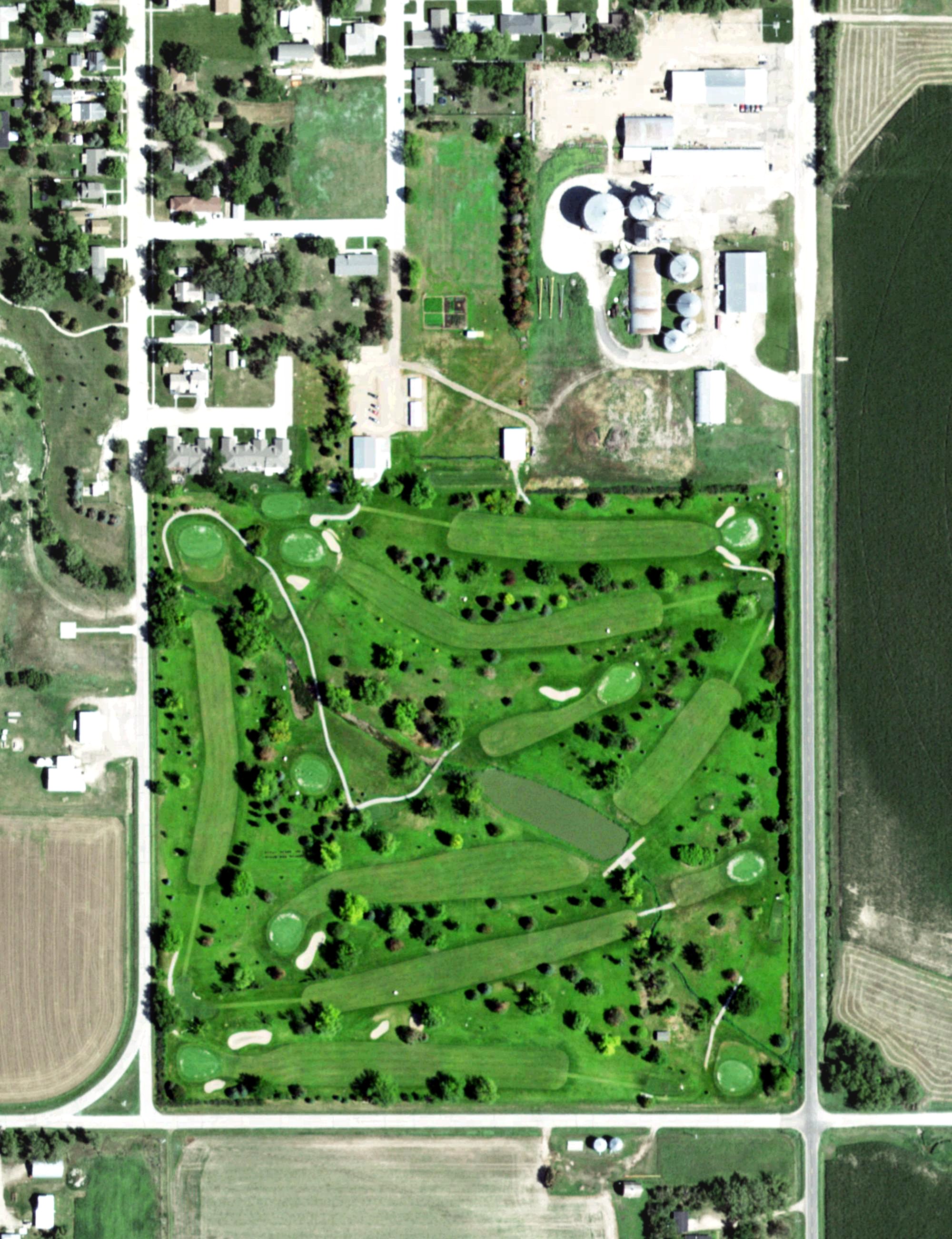 Aerial view of Galaway Creek Golf Course, NE