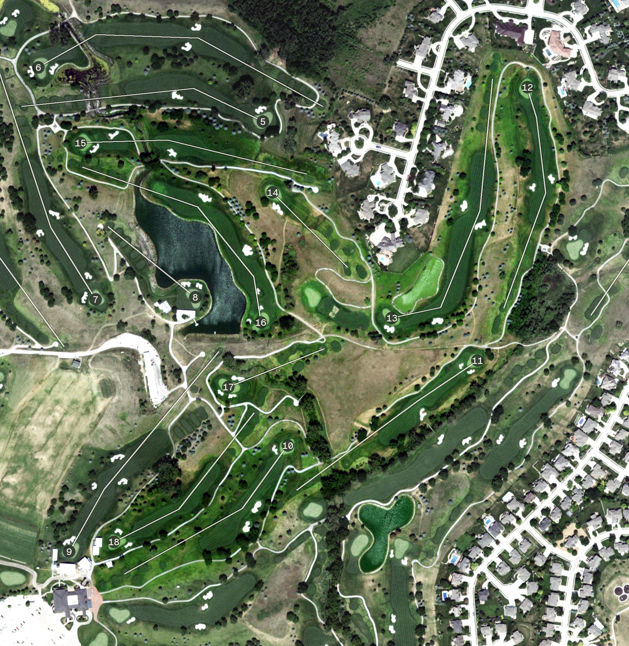 Aerial view of Golf at Indian Creek - Blackbird Course, NE
