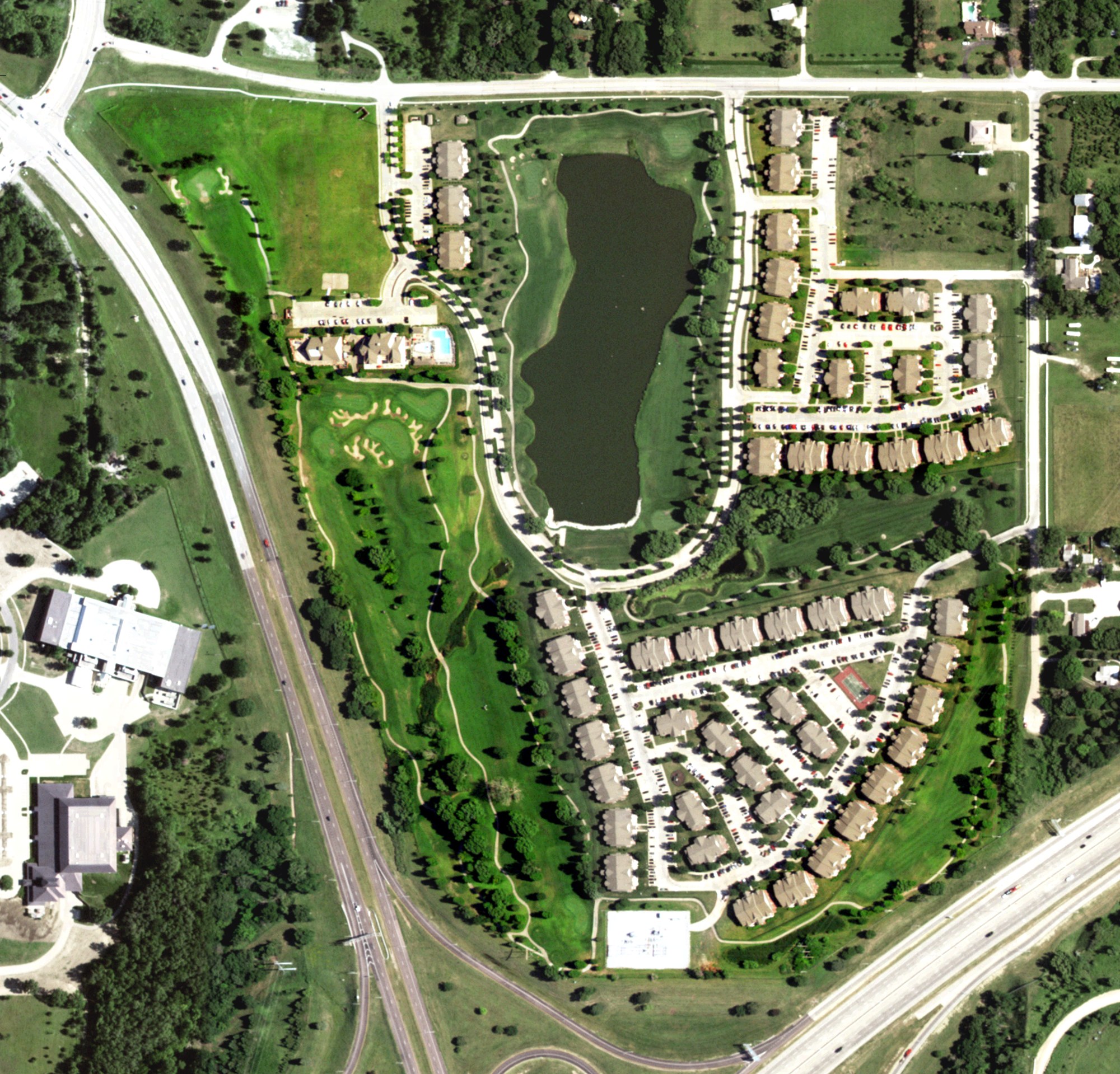 Aerial view of Links at Lincoln, NE
