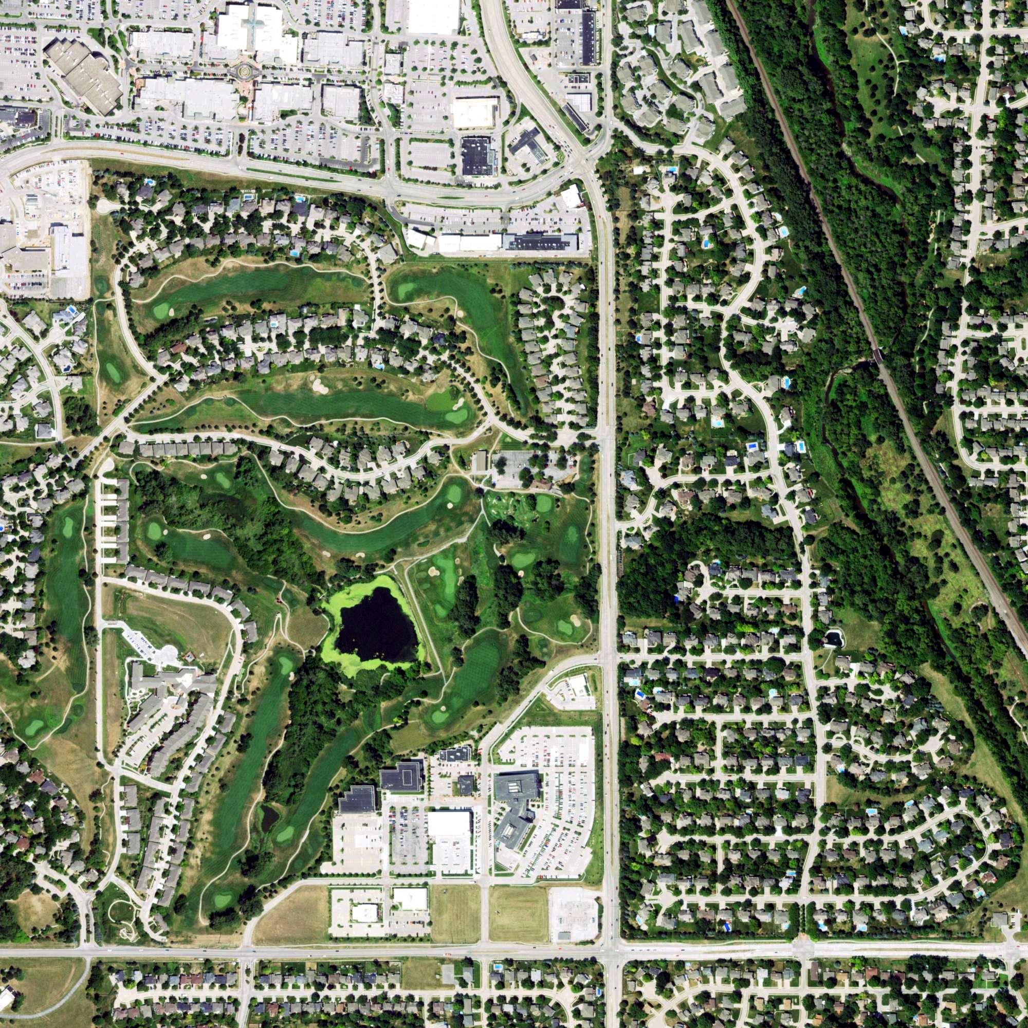 Aerial view of Mini Golf, NE