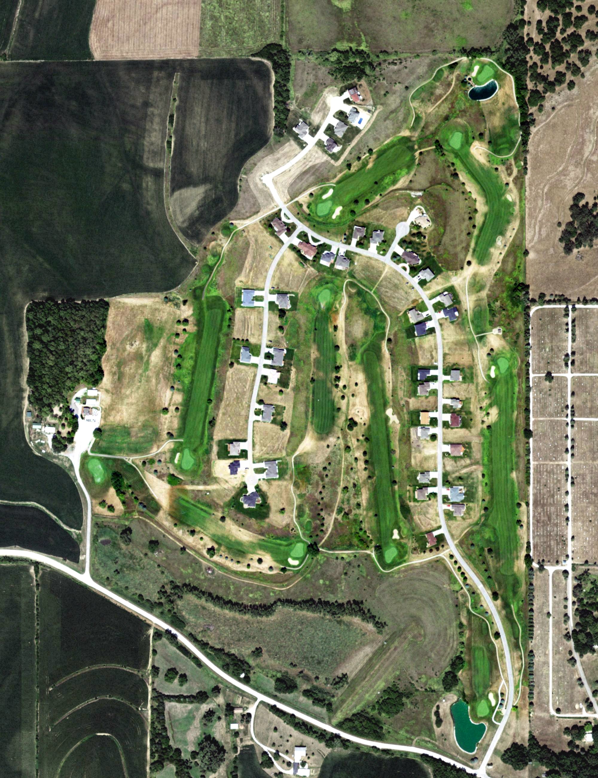 Aerial view of Northridge Country Club, NE
