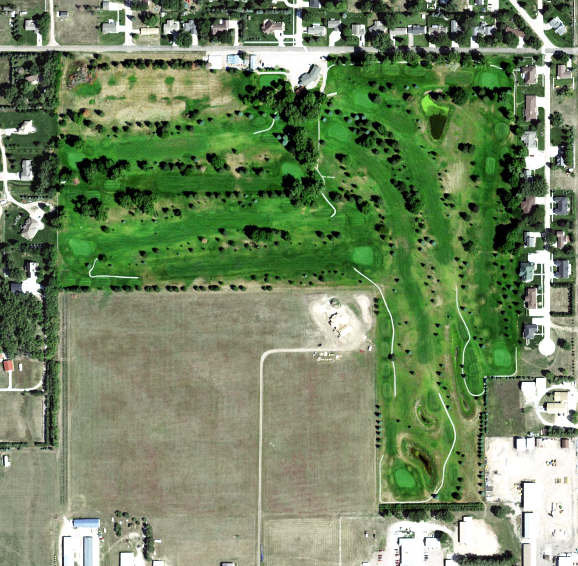 Aerial view of O'Neill Golf Club, NE