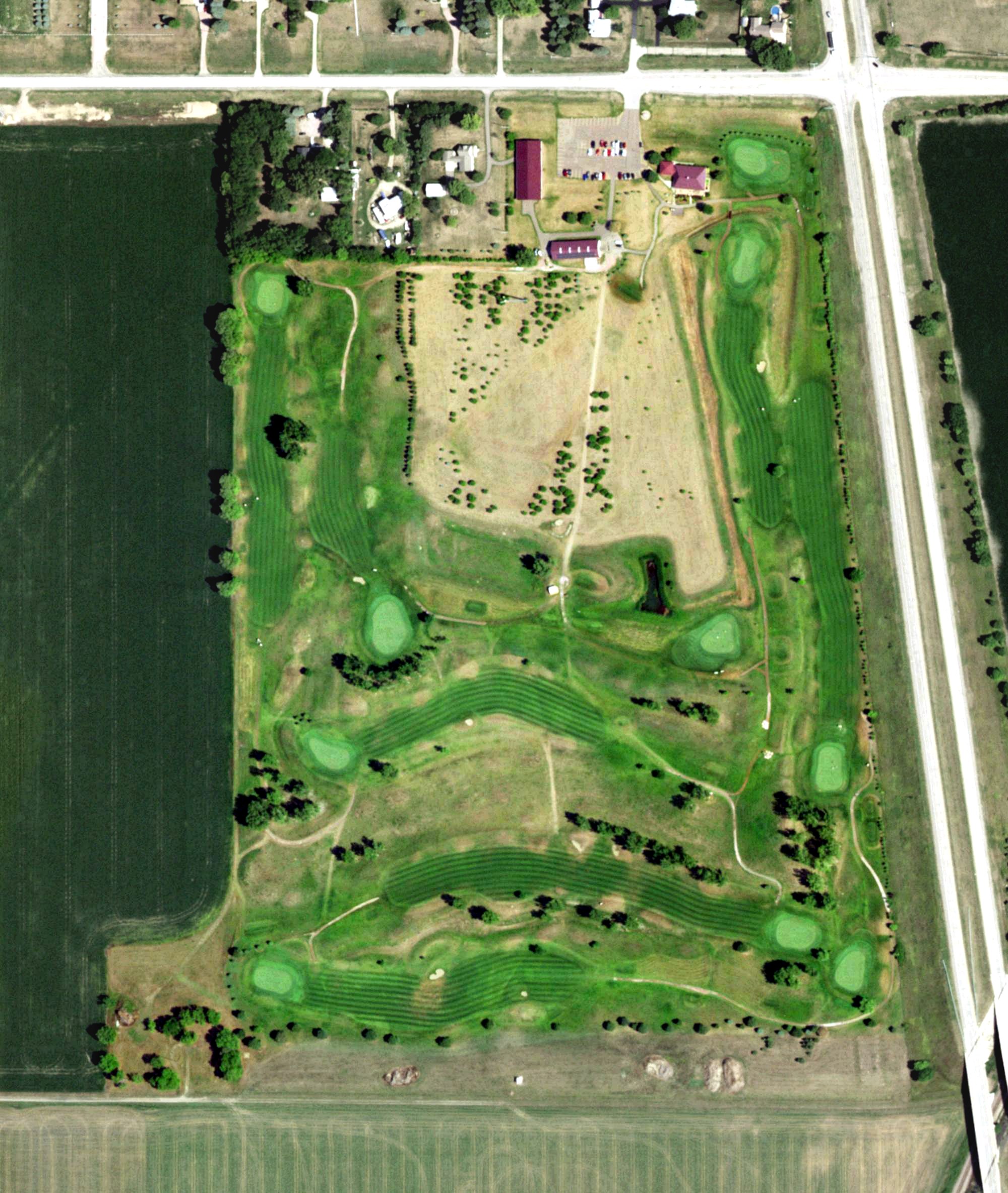 Aerial view of Old Dane Golf Club, NE