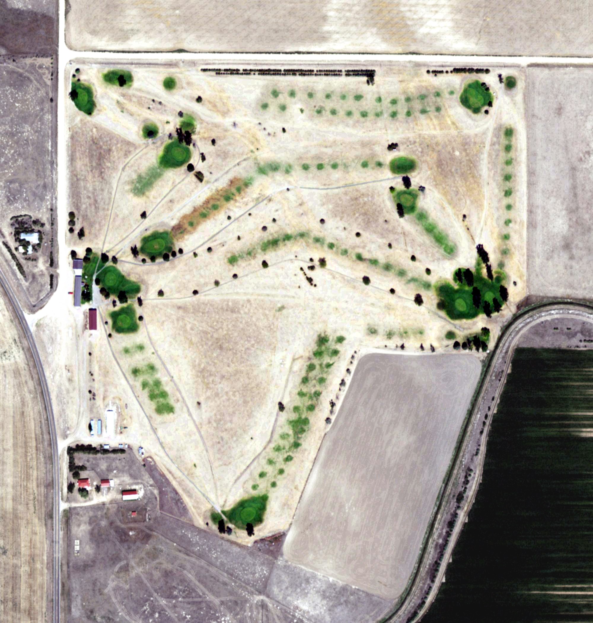 Aerial view of Sedgwick County Golf Association, NE