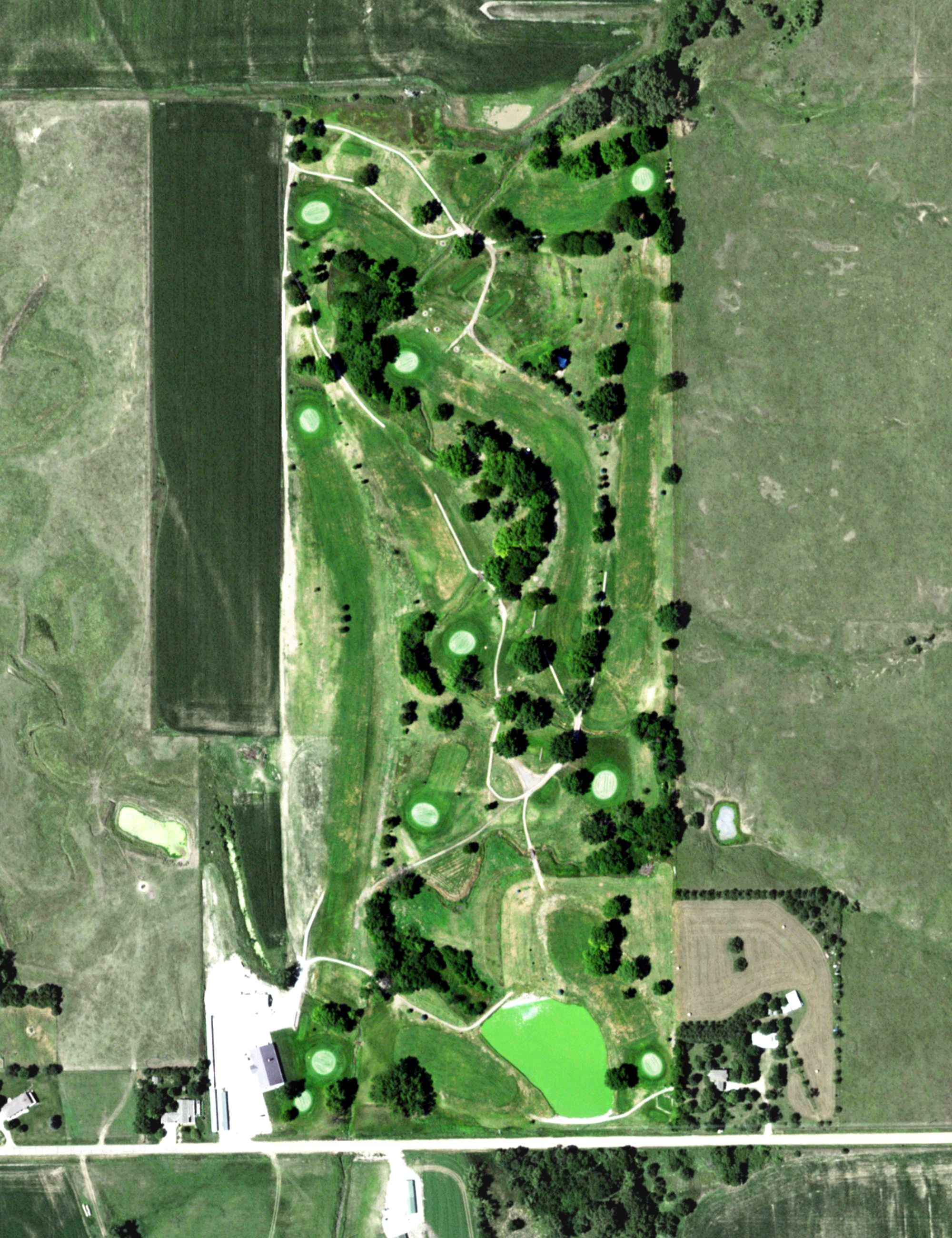 Aerial view of Superior Country Club, NE