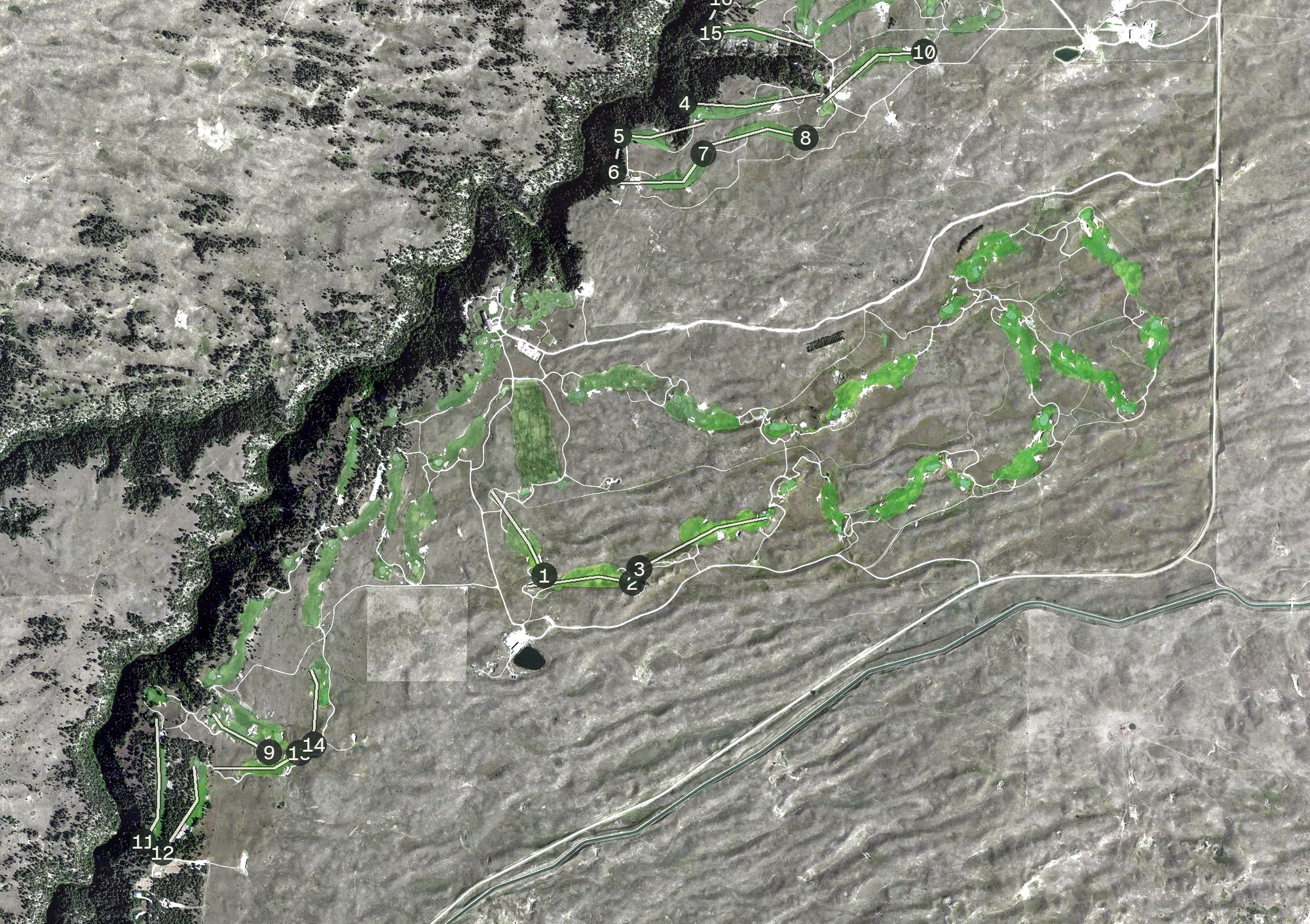 Aerial view of The Prairie Club, NE