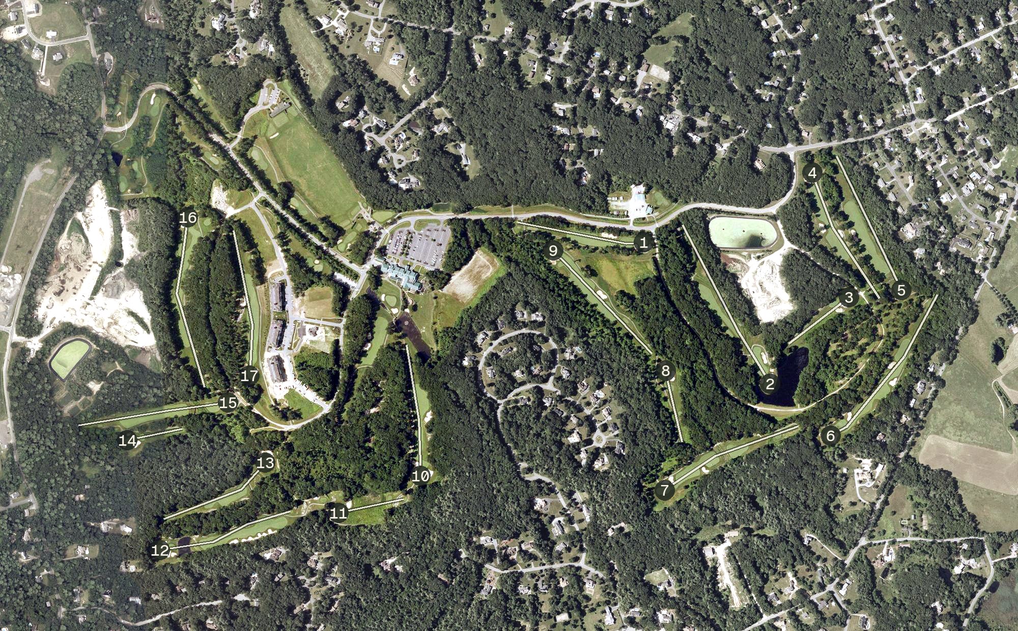 Aerial view of Atkinson Resort & Country Club, NH