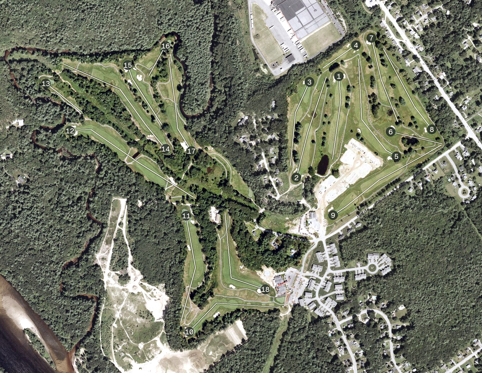Aerial view of Pembroke Pines Country Club, NH