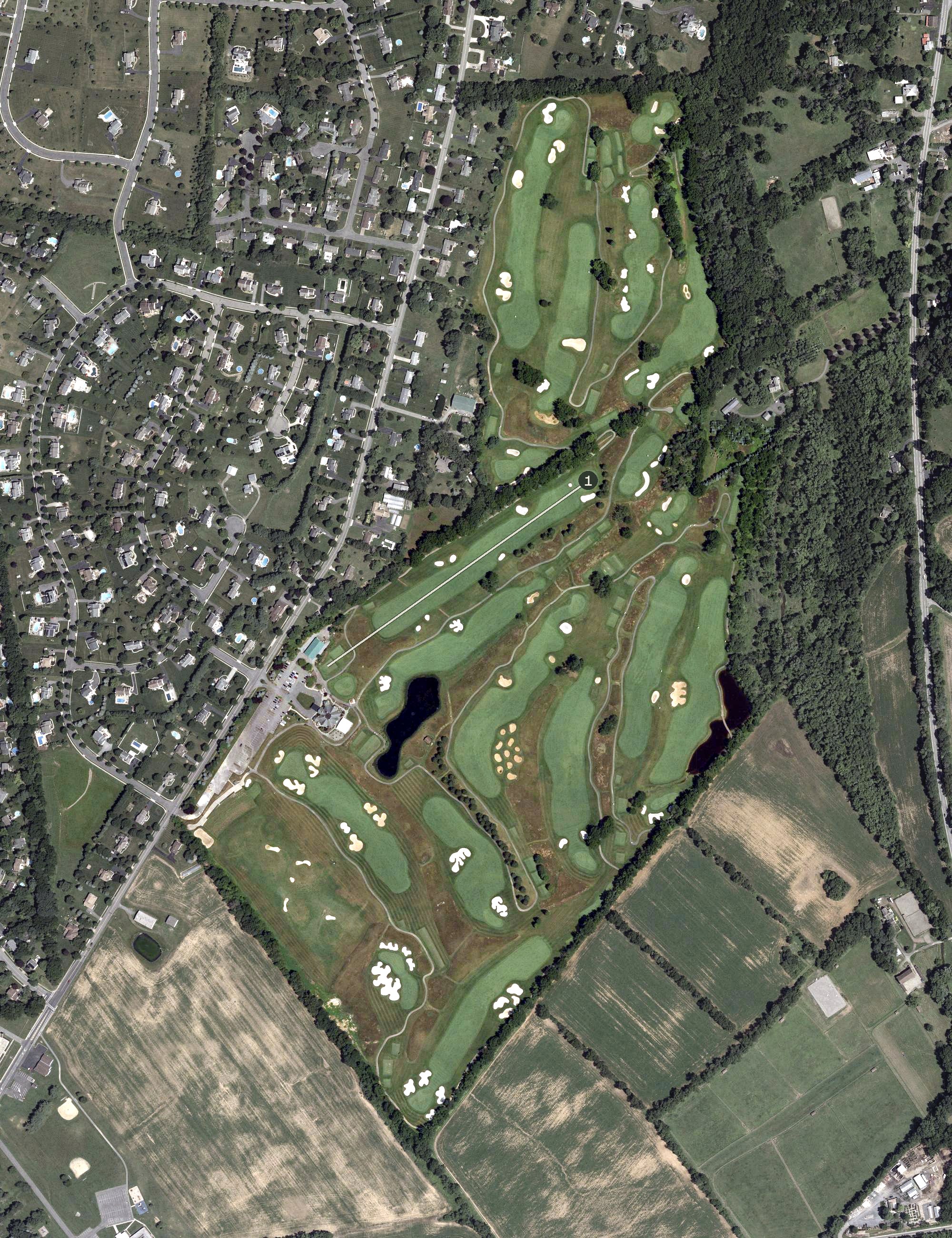 Aerial view of Architects Golf Club, NJ