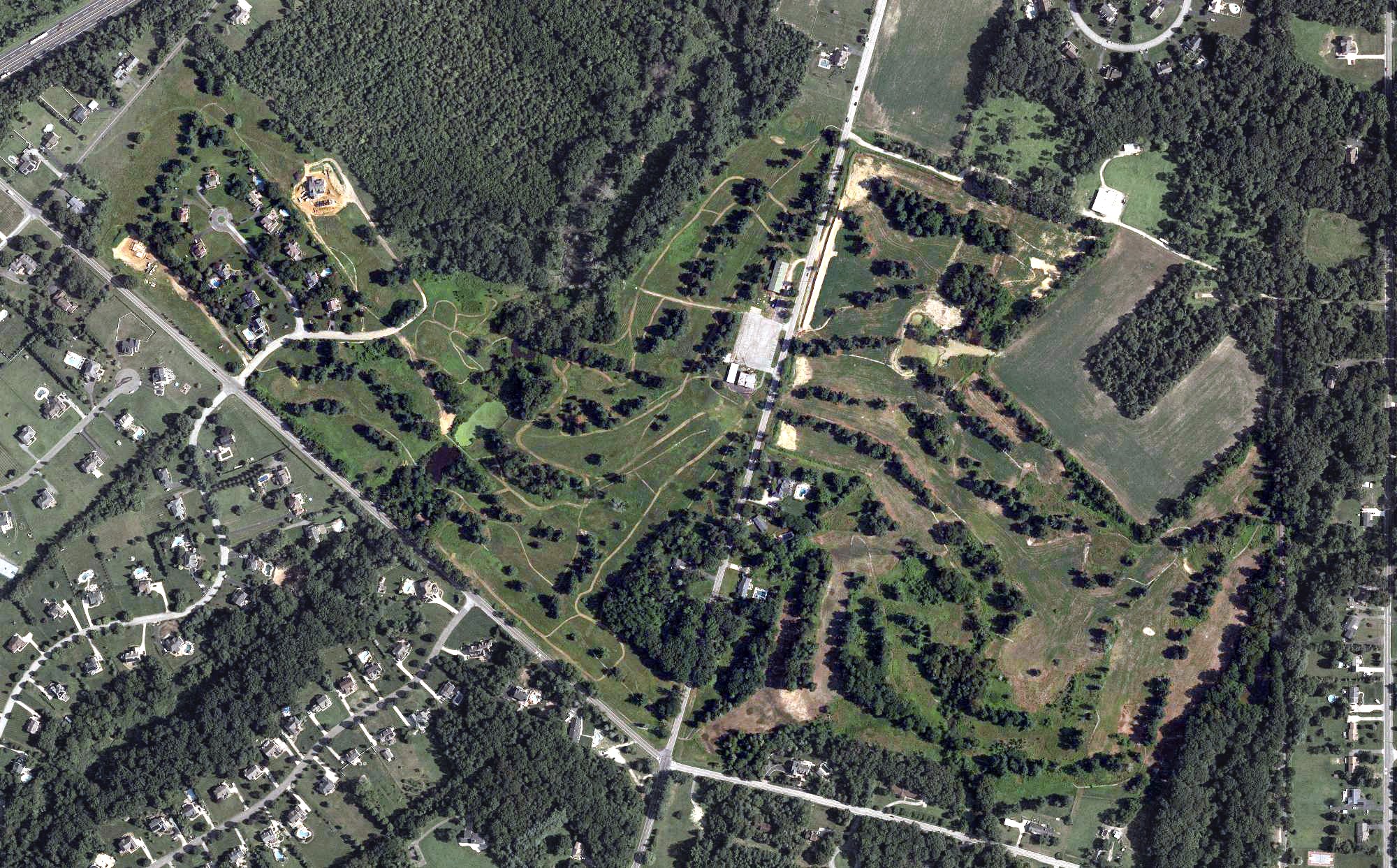 Aerial view of Beckett Country Club, NJ