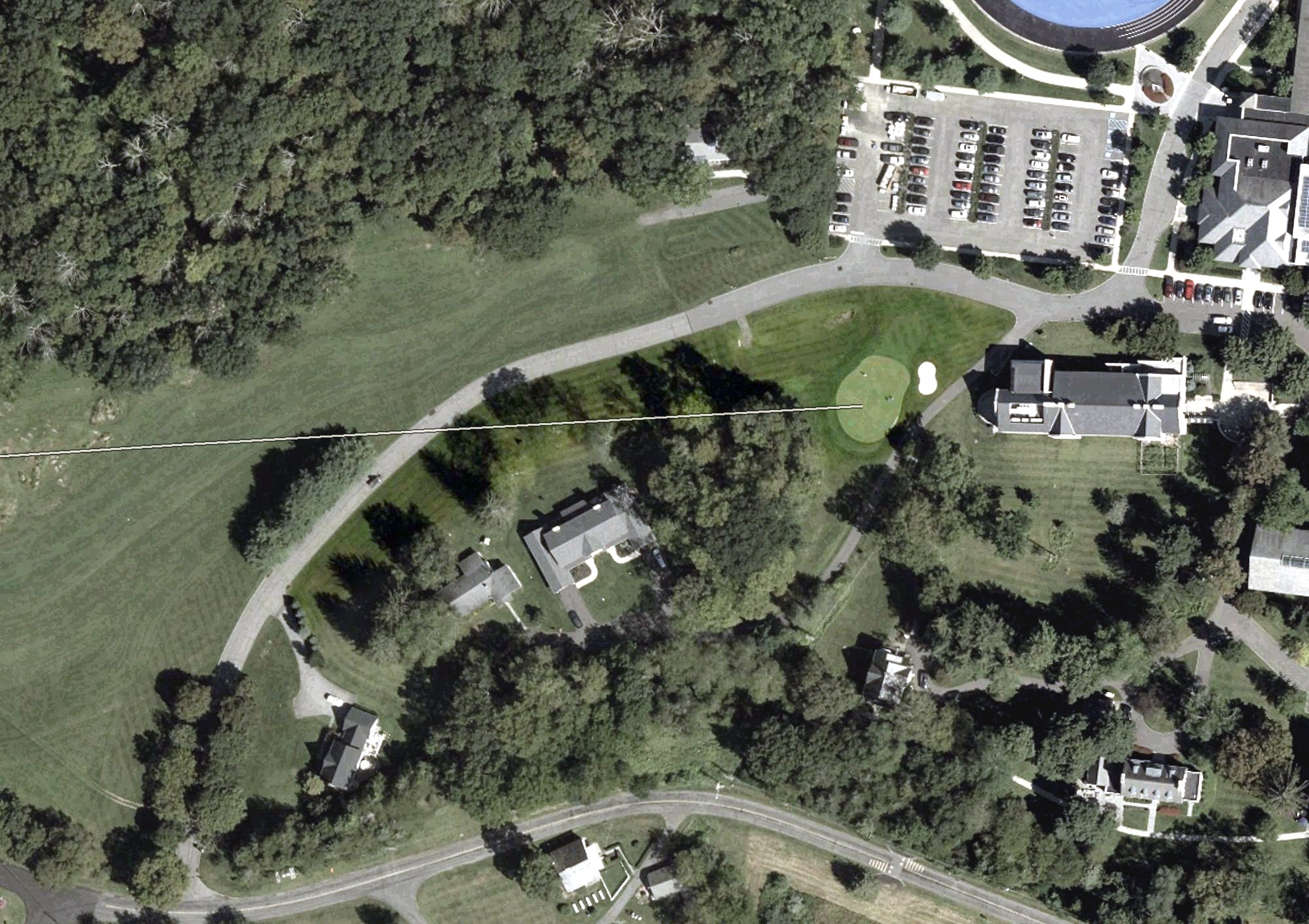 Aerial view of Blair Academy, NJ